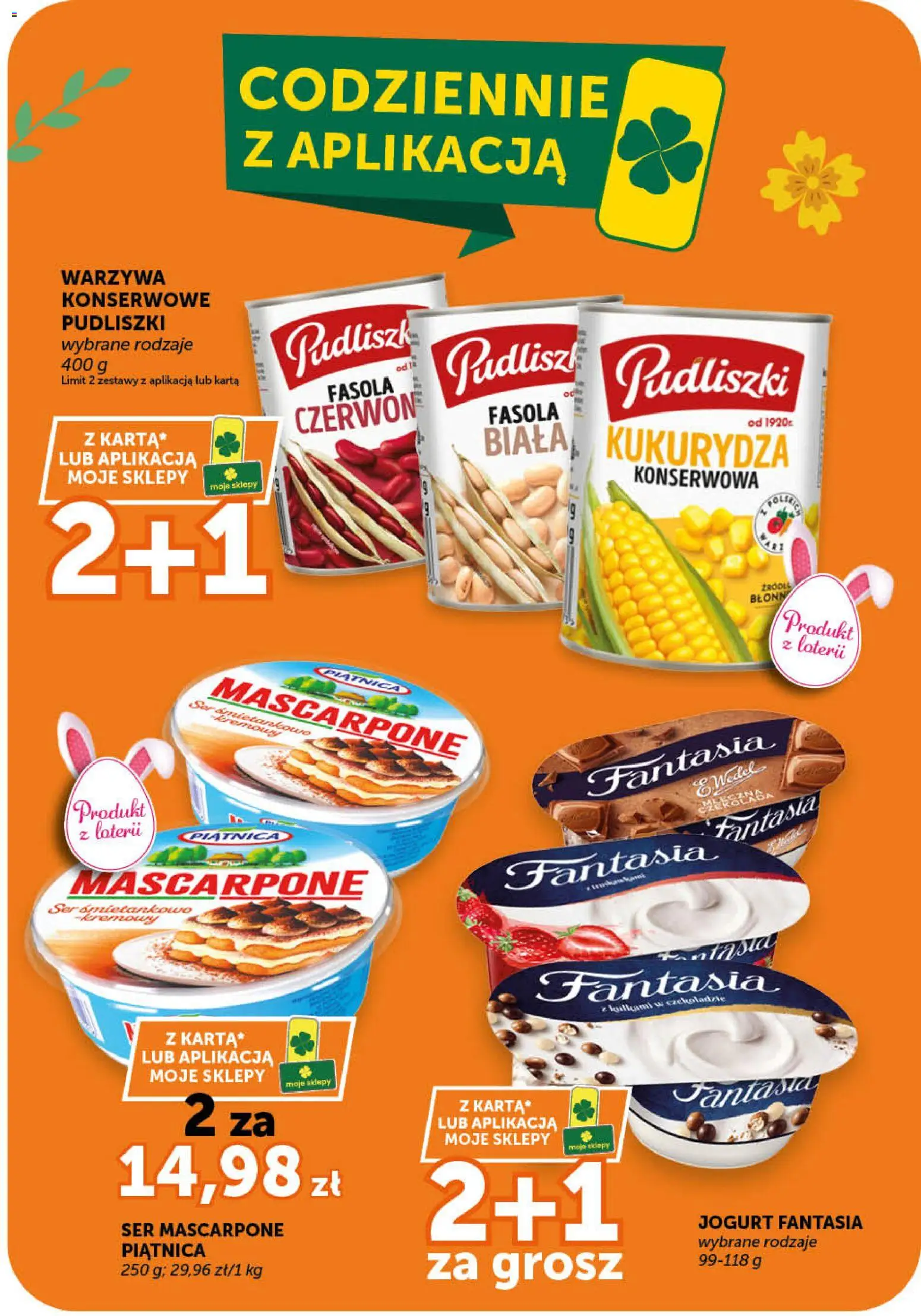 Groszek gazetka - Market od 26.03.2026 | Strona: 15 | Produkty: Karta, Fasola biała, Mascarpone, Jogurt