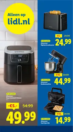 Silvercrest Smart hetelucht friteuse 6,7 l, Smart hetelucht friteuse 6,7 l - Voorbeeld van een folder van Lidl, geldig van 01.12.2025 | Pagina: 5
