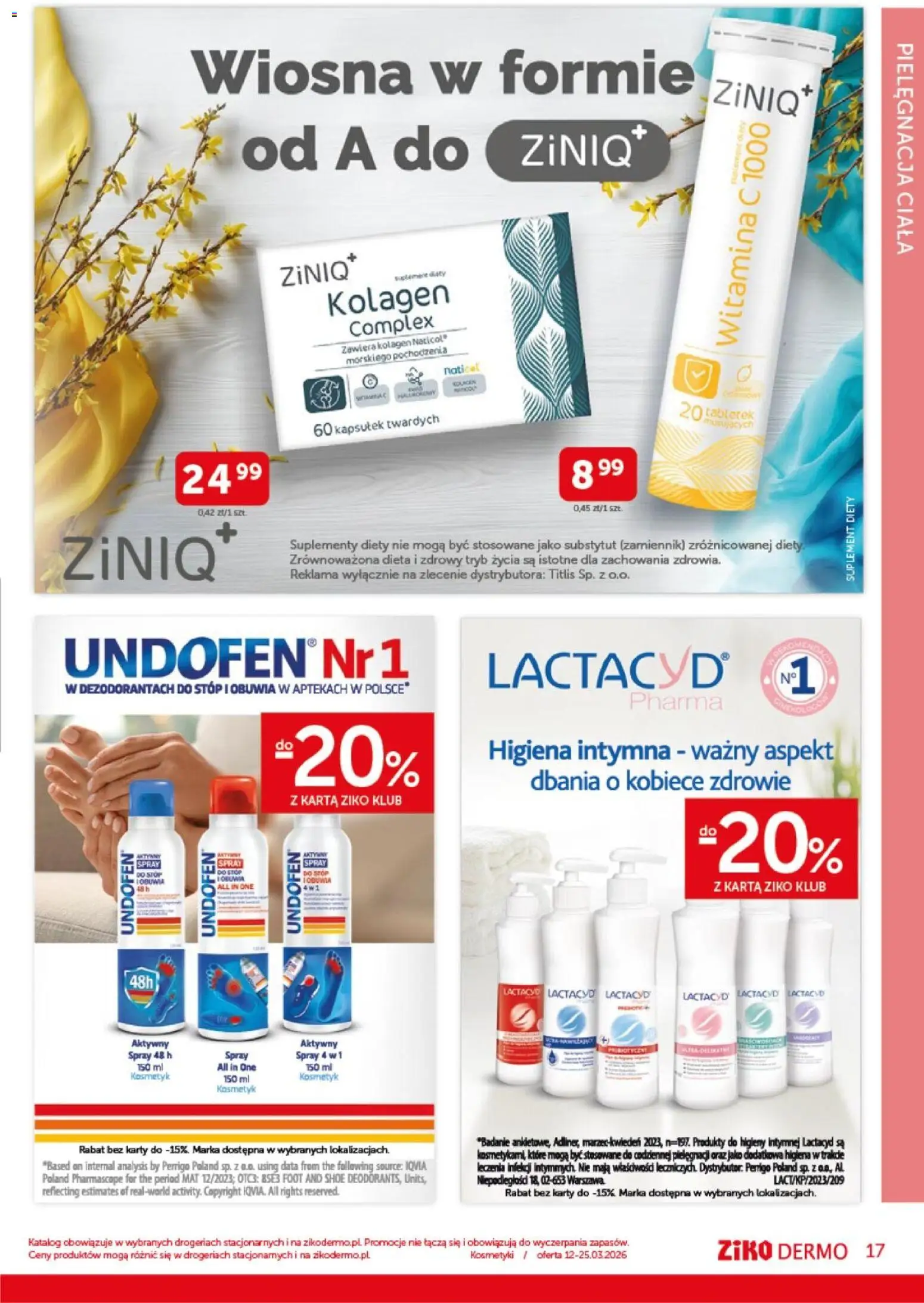 Ziko gazetka od 12.03.2026 | Strona: 17 | Produkty: Karta, Kosmetyki