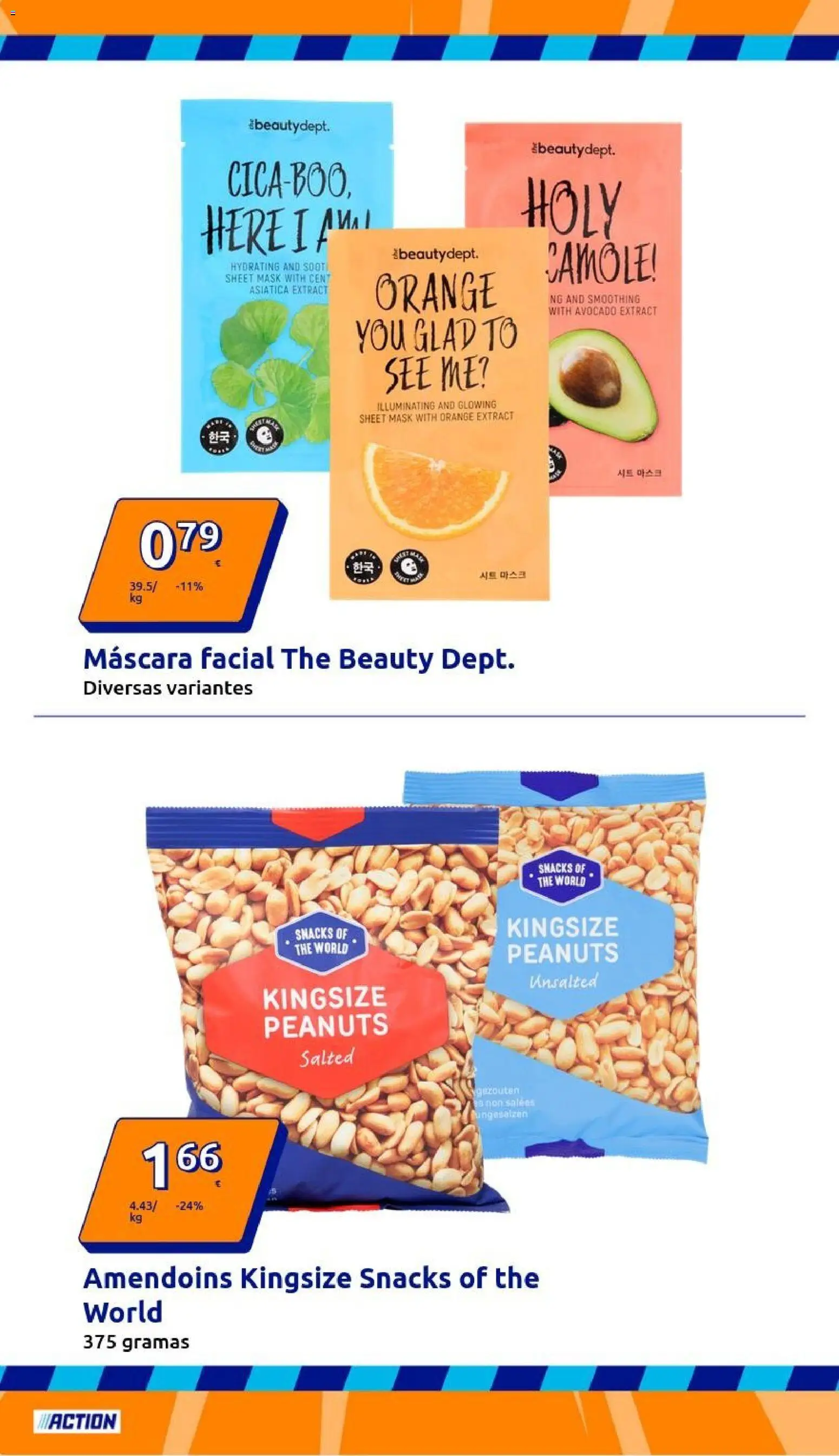 Action - Action PT week 5 2026 │ válido de 28.01.2026 | Página: 4 | Produtos: Amendoins, Máscara facial