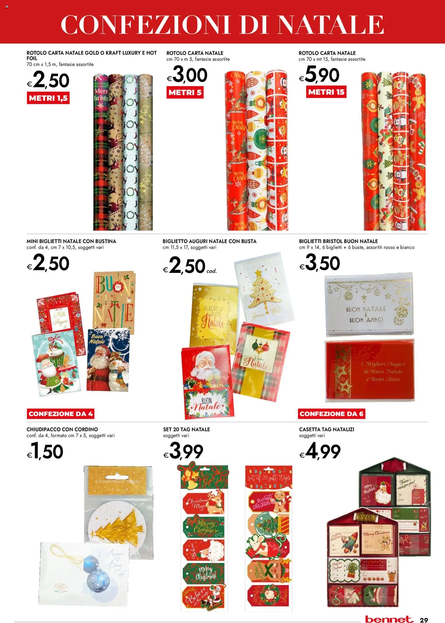 Volantino bennet del 20.11.2025 | Pagina: 29 | Prodotti: The