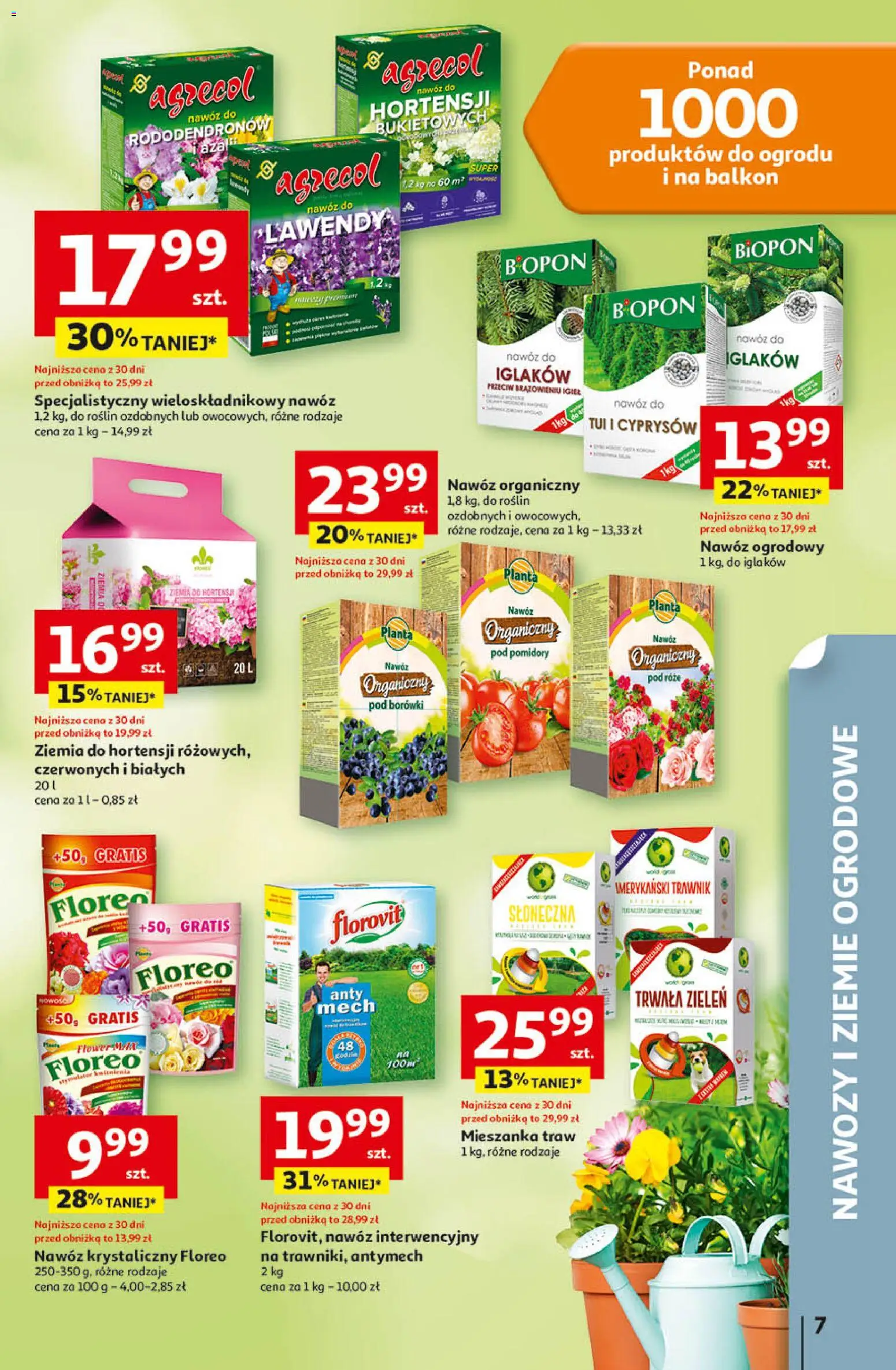 Auchan - Gazetka 30 Lat Hipermarket  od 09.04.2026 | Strona: 7 | Produkty: Ziemia, Pomidory
