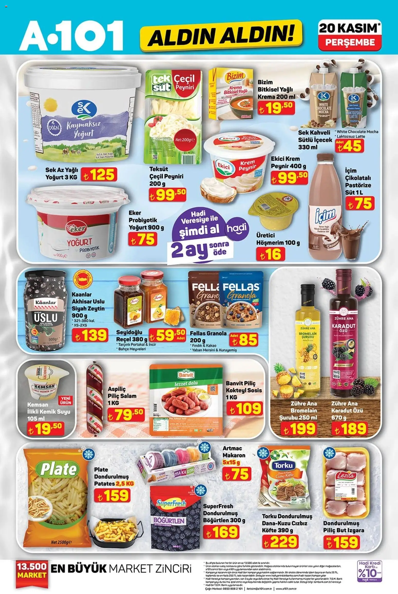 A101 Katalog Aldın Aldın - 20.11.2025 tarihinden itibaren geçerlidir | Sayfa: 2