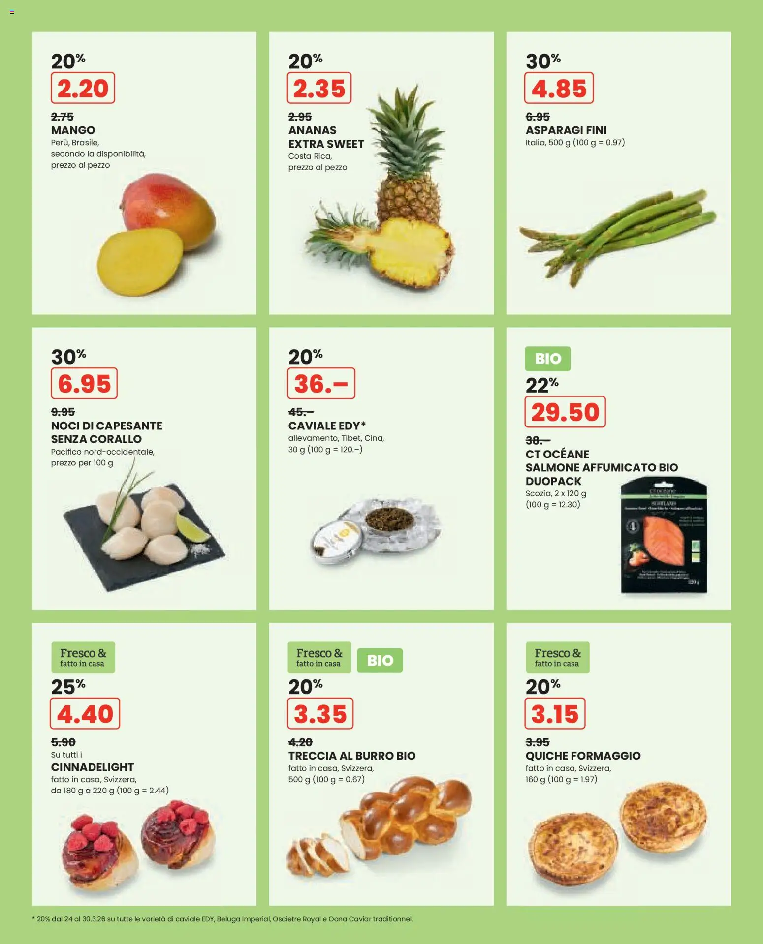 Manor aktionen IT – gültig ab 24.03.2026 | Seite: 2 | Produkte: Ananas, Mango