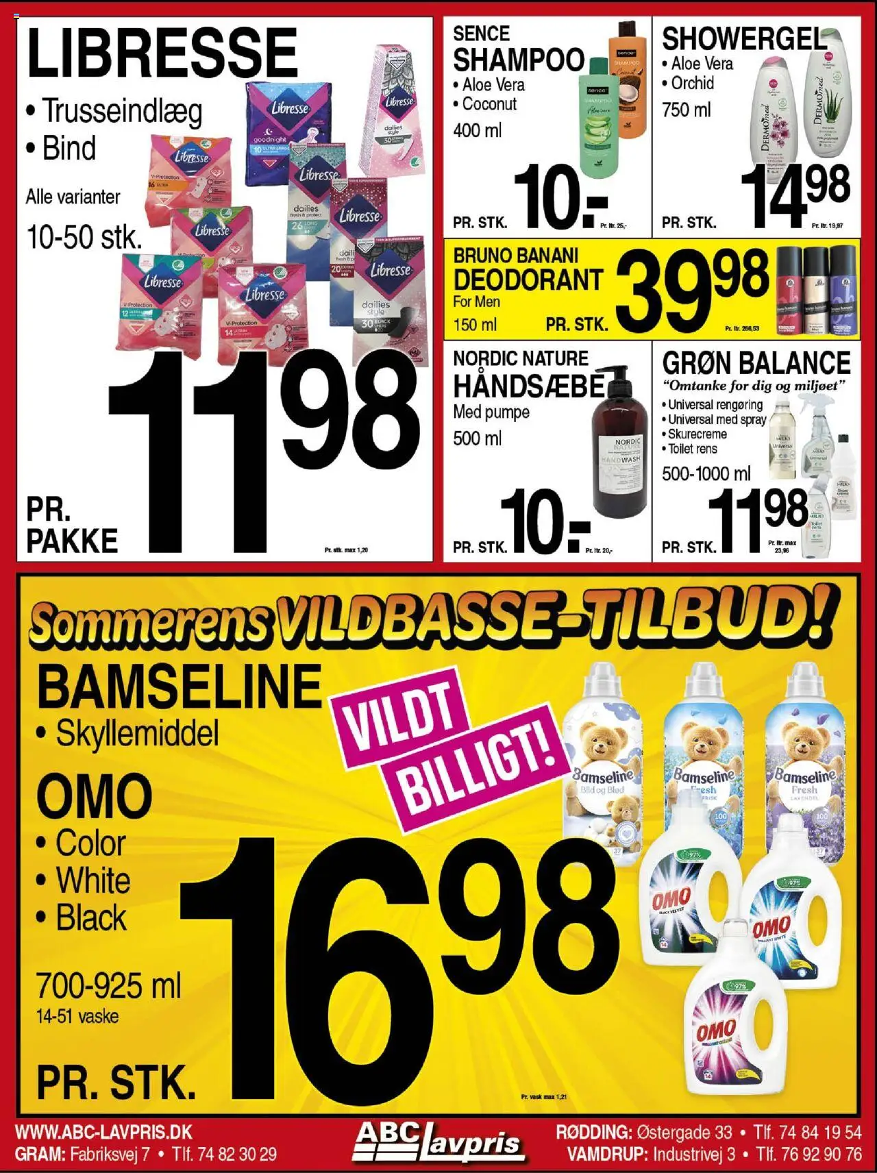 Abc Lavpris Tilbudsavis gyldig fra 23.07.2025 | Side: 6 | Produkter: Shampoo, Deodorant, Skyllemiddel, Toilet