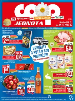 COOP Jednota leták platný od 19.03.2026