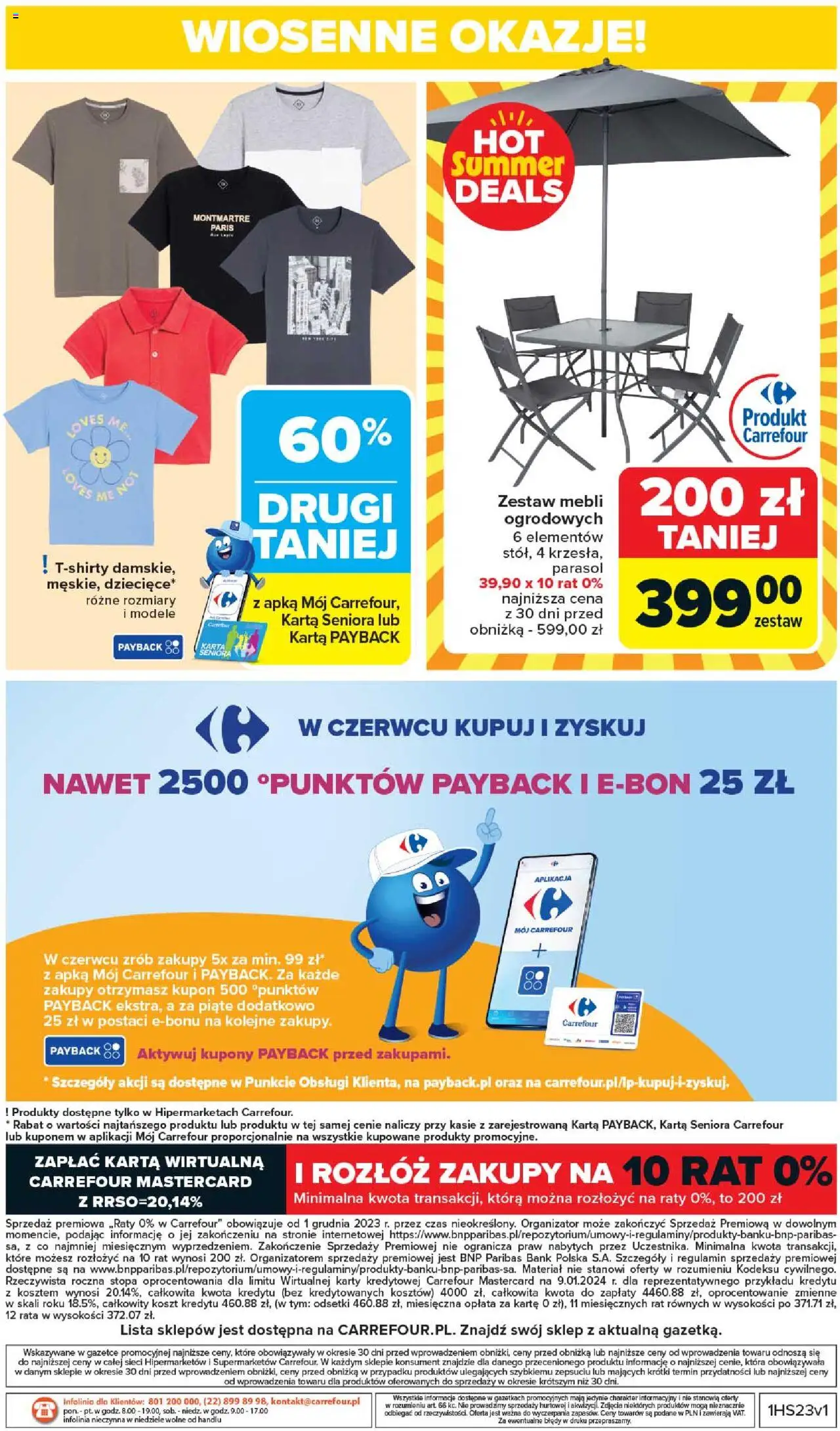 Carrefour Gazetka od 02.06.2025 | Strona: 50 | Produkty: Karta, Parasol