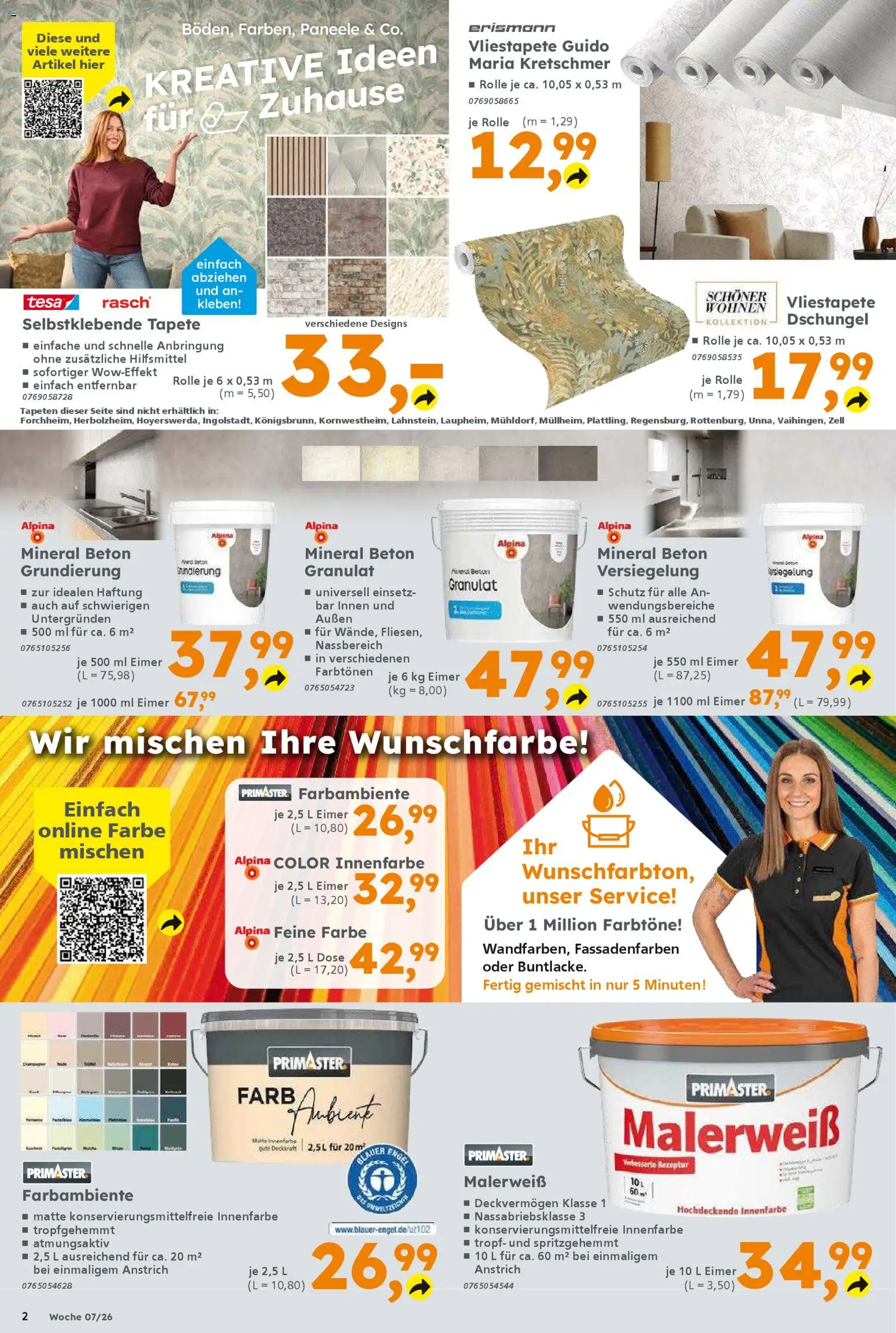 Globus Baumarkt Prospekt Weinstadt-Endersbach – gültig ab 09.02.2026 | Seite: 2