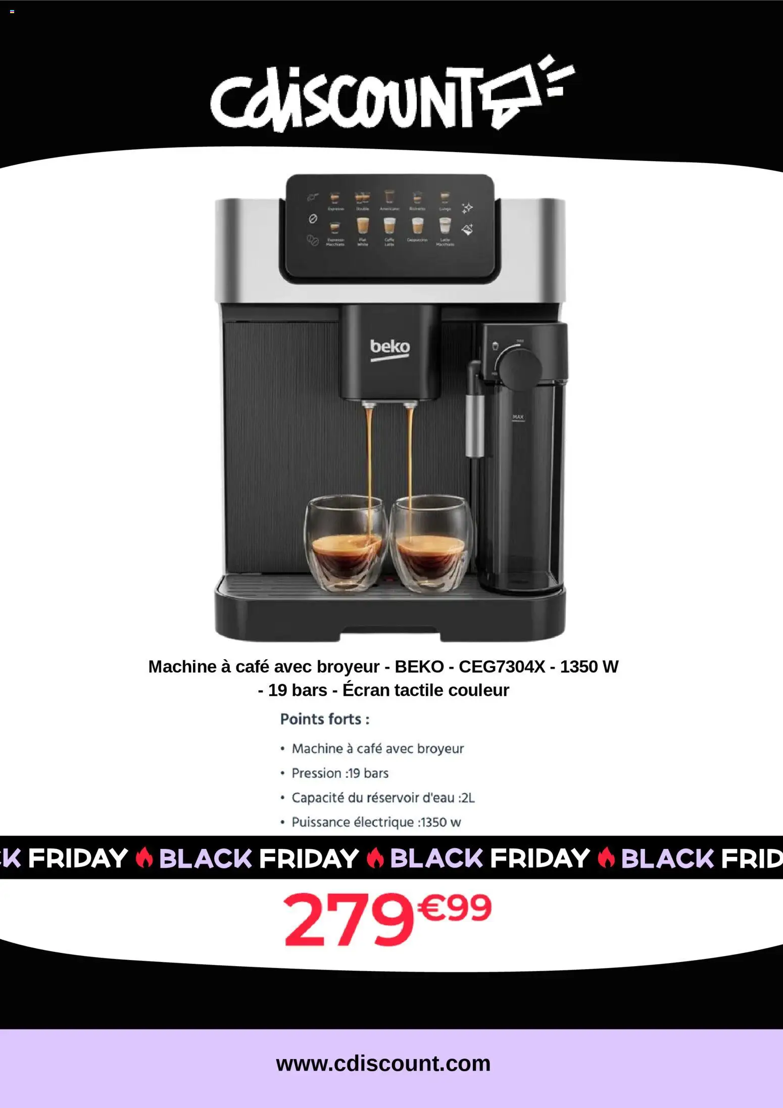 {H1} | Page: 4 | Produits: Machine à café, Broyeur, Réservoir d'eau, Café