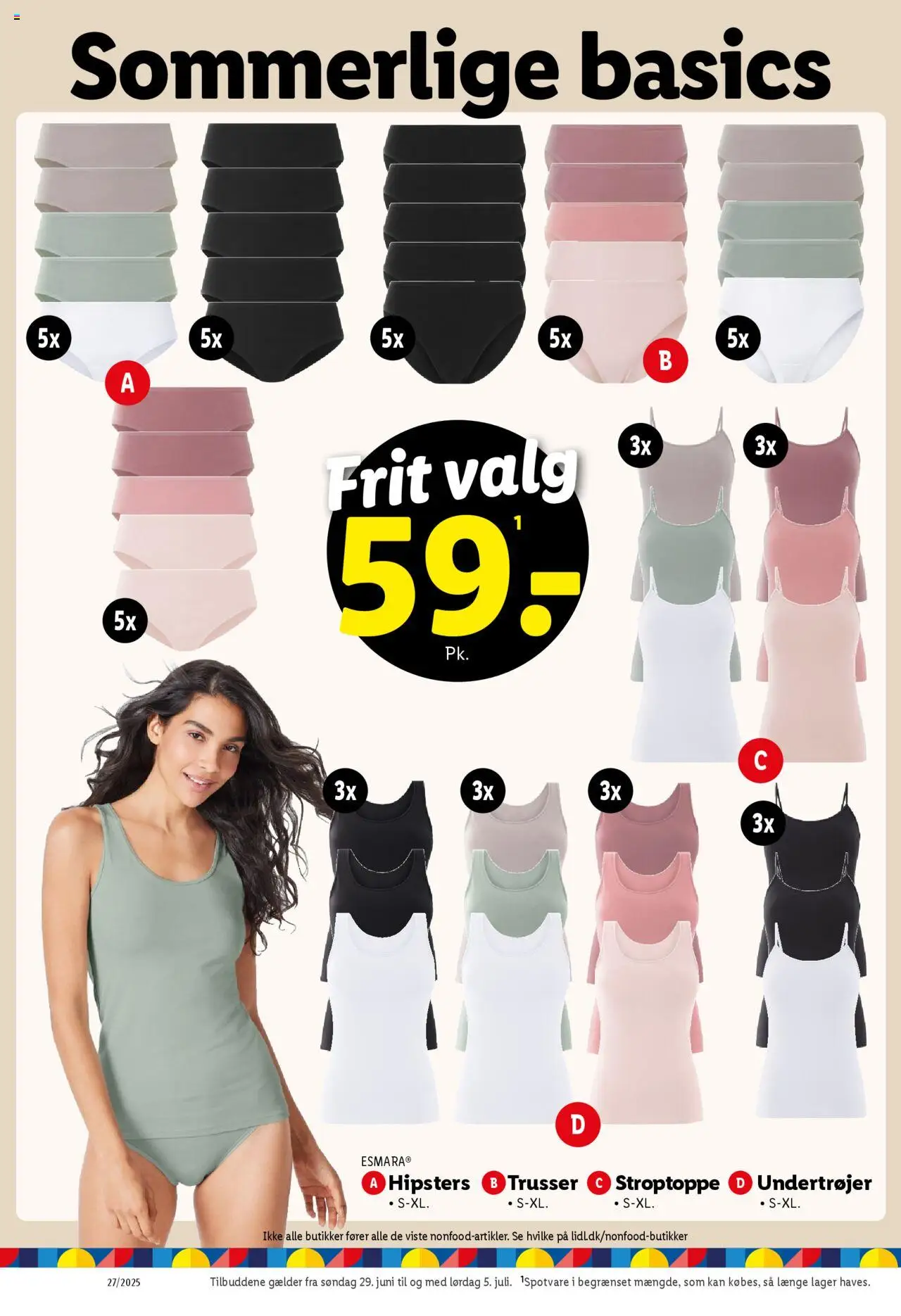 Lidl Tilbudsavis gyldig fra 03.07.2025 | Side: 37 | Produkter: Trusser, Søm, Undertrøjer