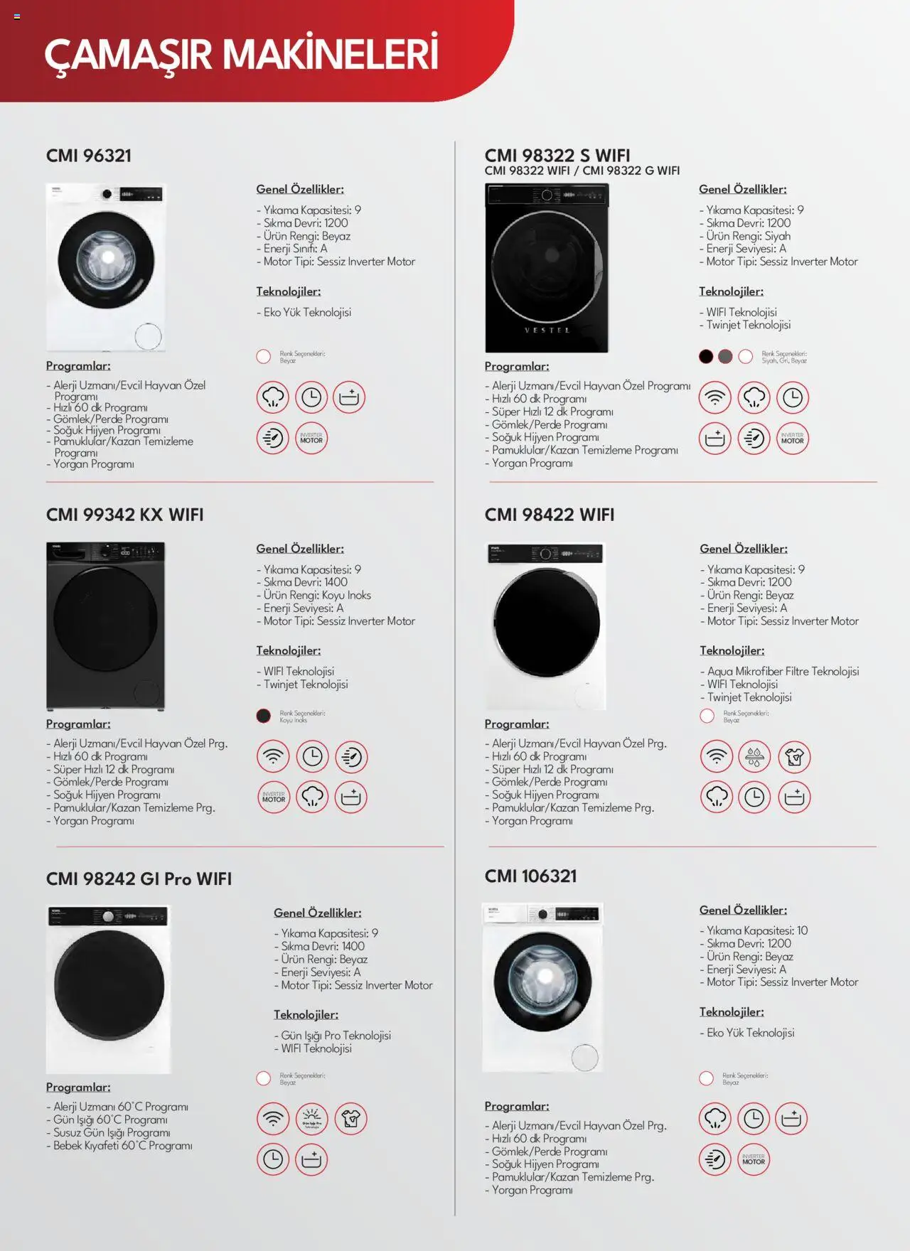 Vestel Beyaz Eşyalar Katalog - 03.06.2025 tarihinden itibaren geçerlidir | Sayfa: 37 | Ürünler: Yorgan