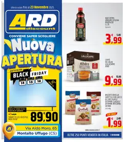 Anteprima del volantino ARD Discount Black Friday - Montalto valido a partire dal 05.11.2025