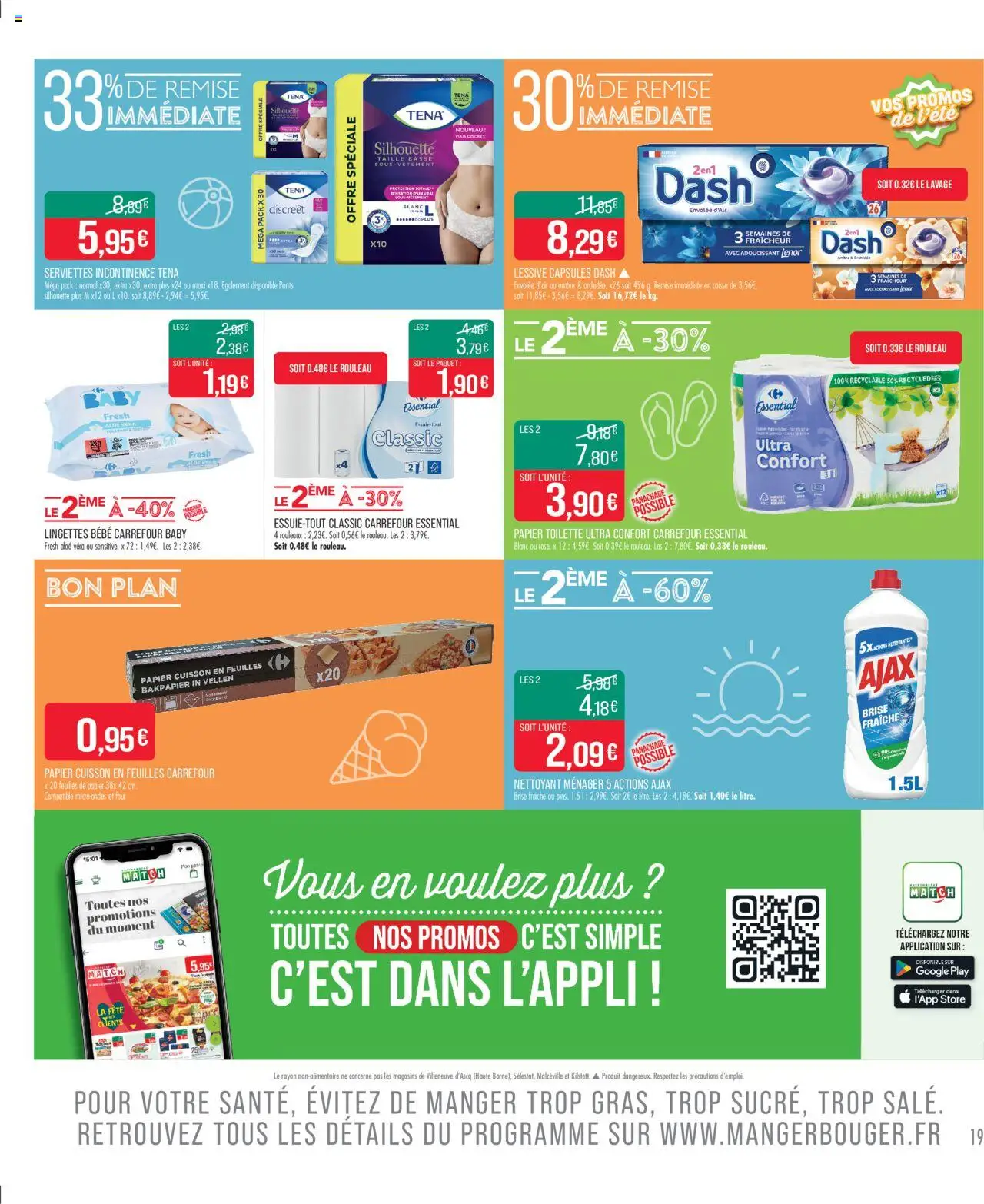  | Page: 19 | Produits: Papier toilette, Adoucissant Lenor, Store, Adoucissant