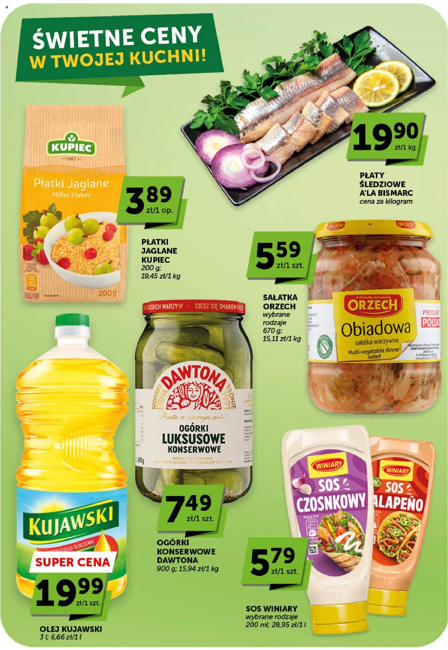 Euro Sklep gazetka od 30.04.2026 | Strona: 25 | Produkty: Olej, Ogórki, Sałatka, Sos