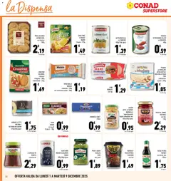 Anteprima del volantino Conad Superstore Campania catalogo valido a partire dal 01.12.2025 | Pagina: 20 | Prodotti: Riso, Pasta, Passata di pomodoro, Hamburger