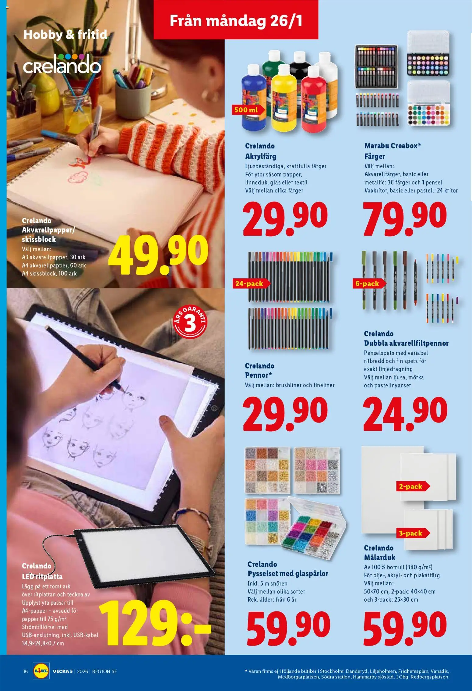 Lidl reklamblad aktuell från 26.01.2026 | Sida: 19 | Produkter: Papper, Pensel