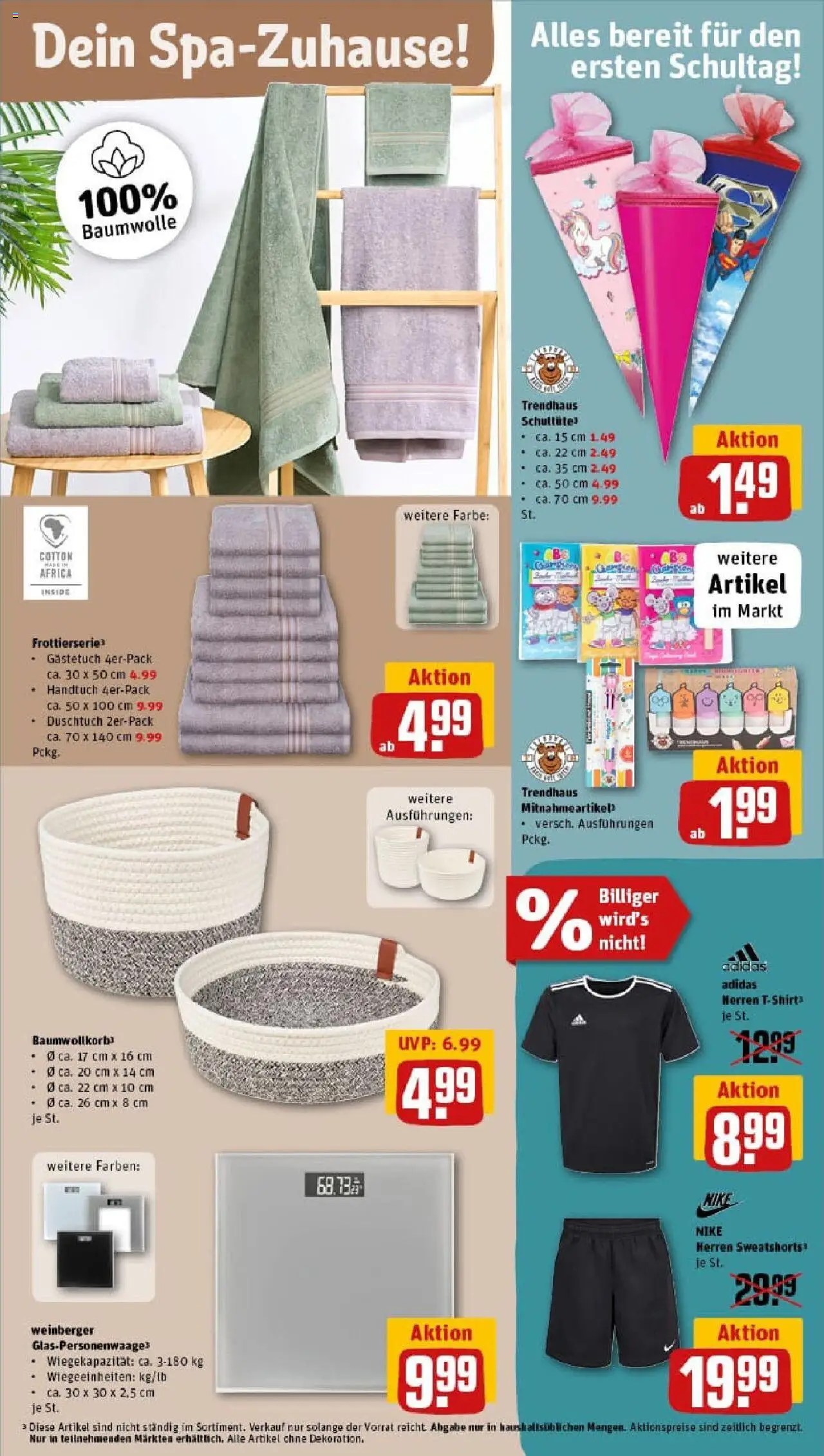 Rewe prospekt Erlangen	 - gültig ab dem 20.07.2025 | Seite: 29 | Produkte: T-Shirt, Sweatshorts