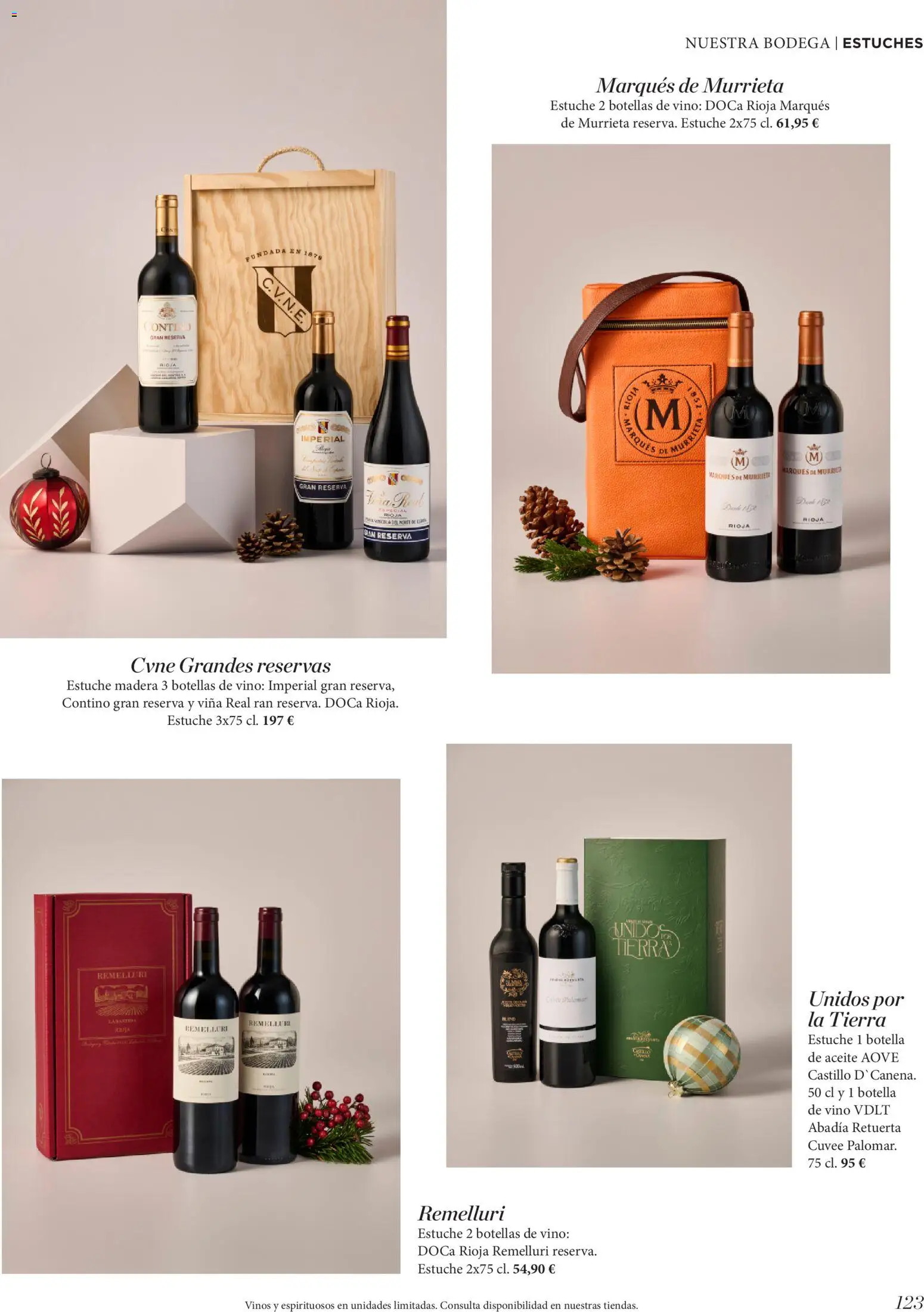 El Corte Inglés ofertas │ válido desde el 19.11.2025 | Página: 123 | Productos: Aceite, Vino