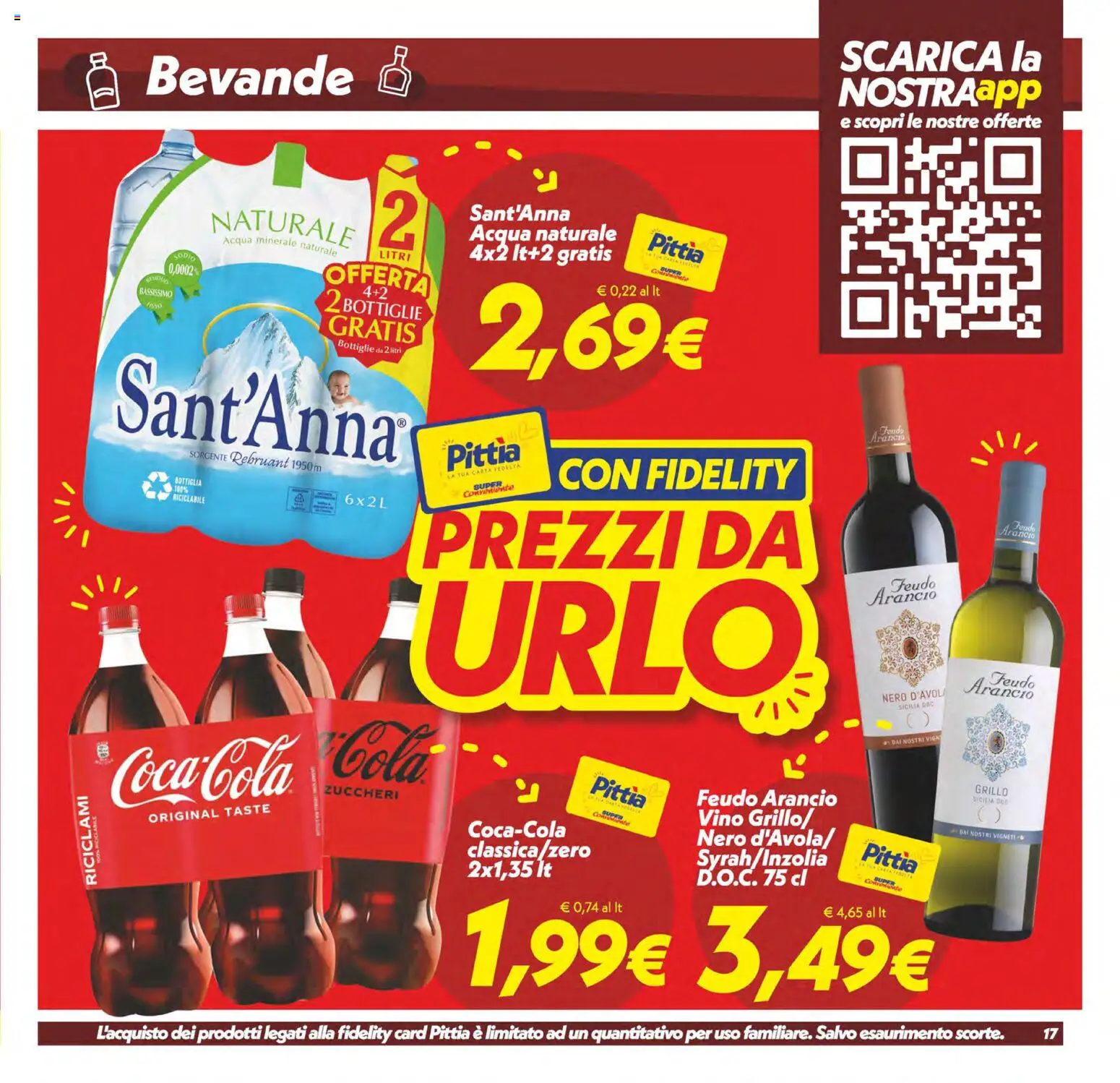 Volantino SuperConveniente del 23.01.2026 | Pagina: 17 | Prodotti: Acqua, Acqua naturale, Acqua minerale, Bottiglia