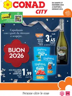 Anteprima del volantino Conad City Piemonte catalogo valido a partire dal 27.12.2025