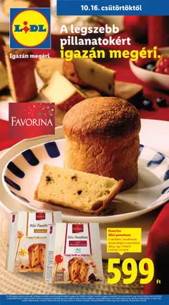 Lidl - Favorina katalógus - amely érvényes a következő dátumtól: 16.10.2025