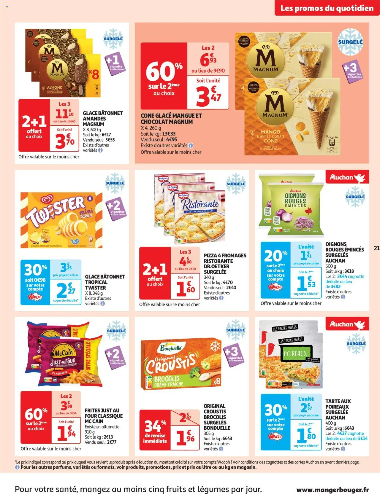  | Page: 21 | Produits: Four, Poireaux, Pizza, Amandes
