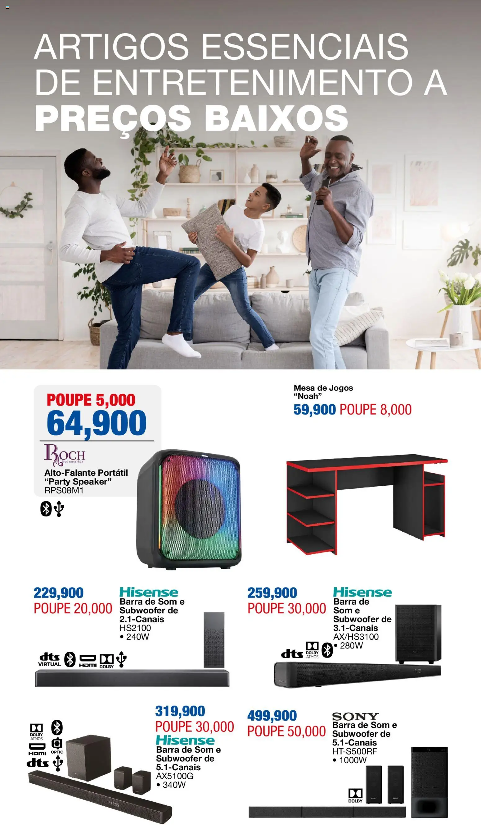 New OK Furniture catalogue – valid from 12.01.2026 | Page: 16 | Products: Speaker, Subwoofer
