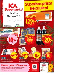 ICA Supermarket - Svalöv - Förhandsvisning av reklamblad från butik ICA Supermarket aktuell från 15.12.2025