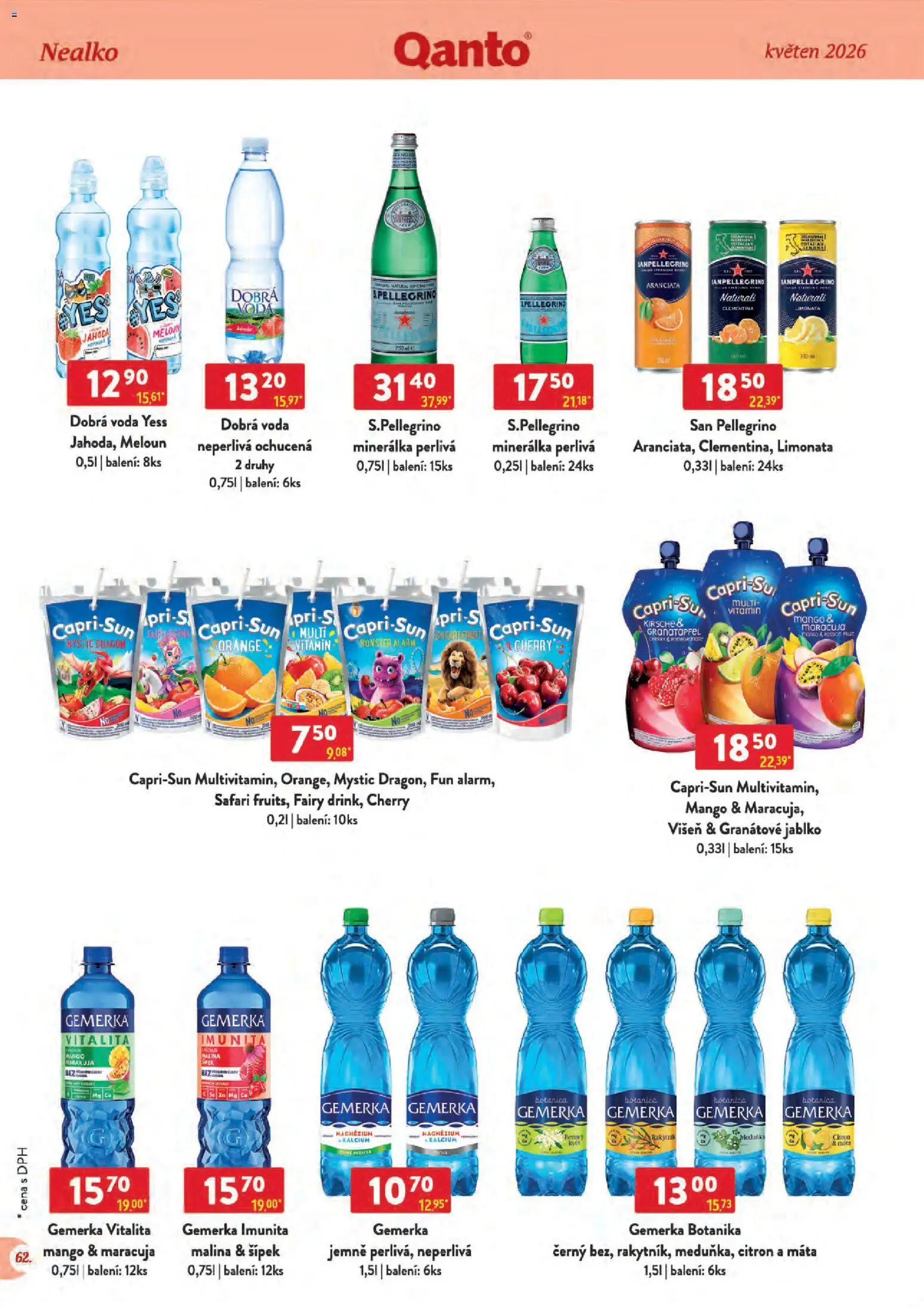 Astur & Qanto leták - Velkoobchod 05/2026 od 01.05.2026 | Strana: 62 | Produkty: Meloun, Granátové jablko, Gemerka, Citron