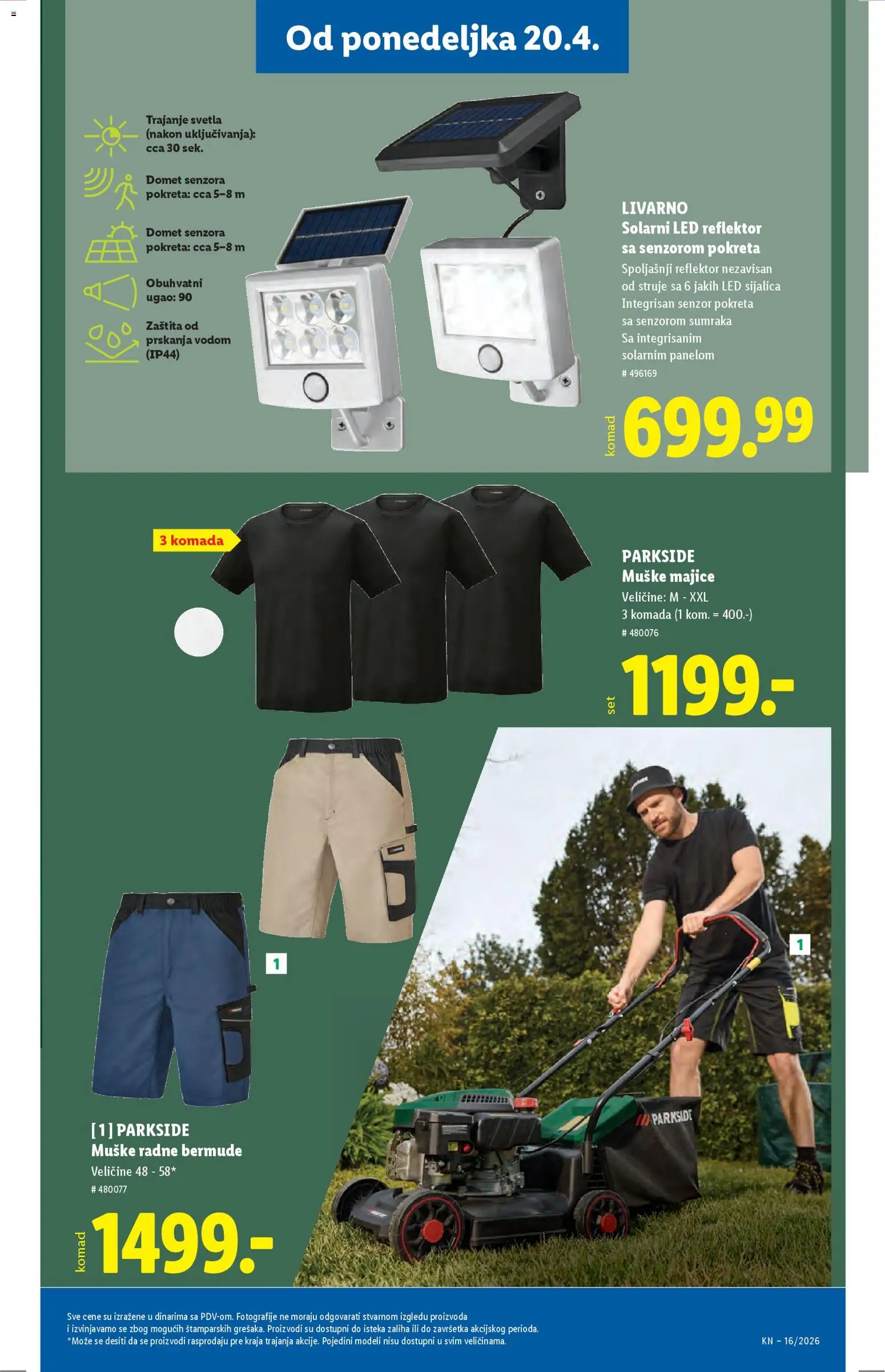 Lidl katalog - važi od 16.04.2026 | Strana: 79 | Proizvode: Parkside, Sijalica, LED sijalica, Reflektor