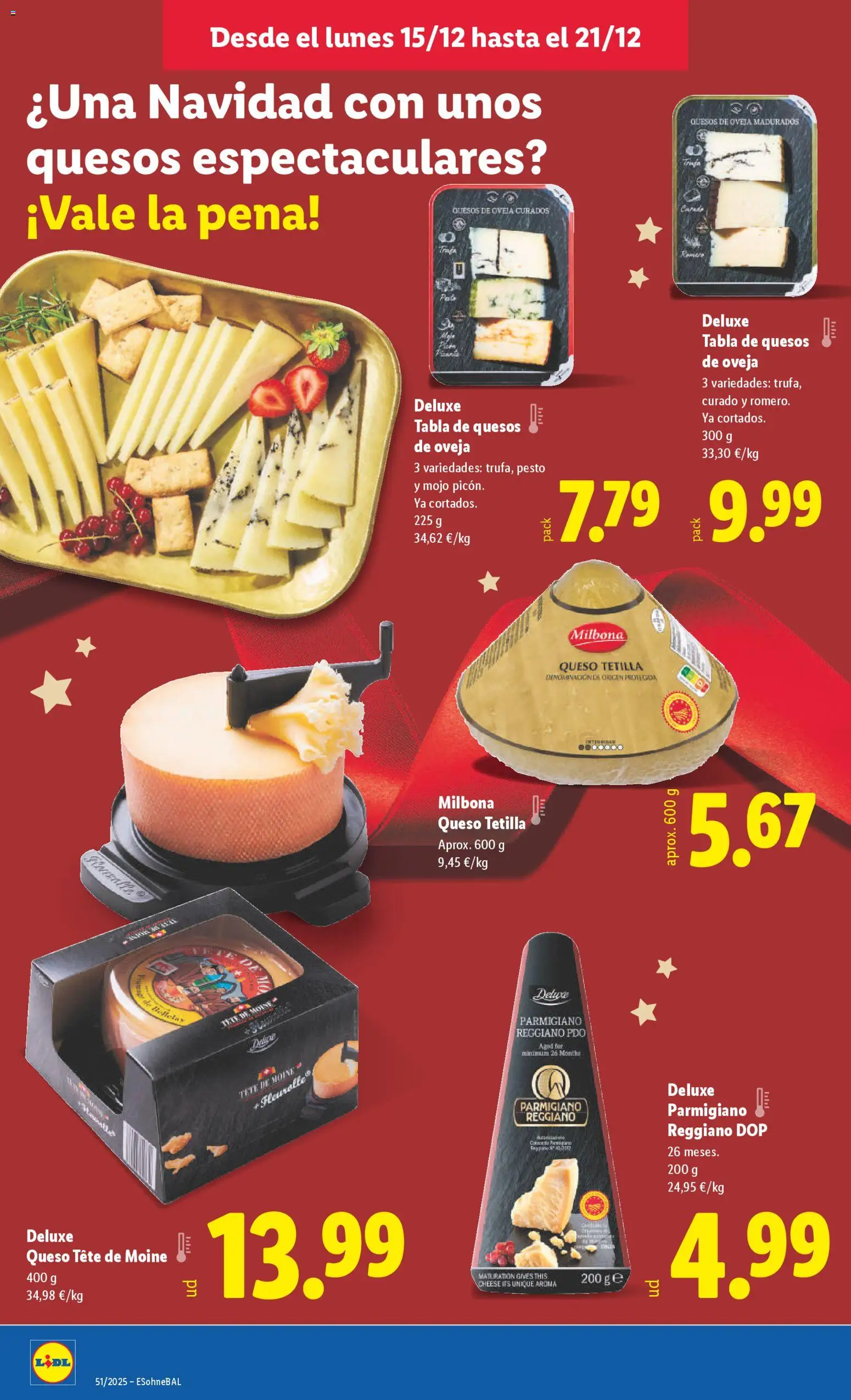 Lidl folleto │ válido desde el 15.12.2025 | Página: 12 | Productos: Queso
