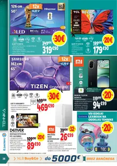 E.leclerc katalog akcije – veljaven od 18.03.2026 | Stran: 38 | Izdelki: Baterija, Audio, Usb, Led tv