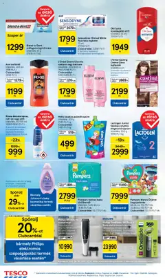 Tesco akciós ujság - amely érvényes a következő dátumtól: 18.09.2025 | Oldal: 8 | Termékek: Old spice, Body, Szakállvágó, Sampon