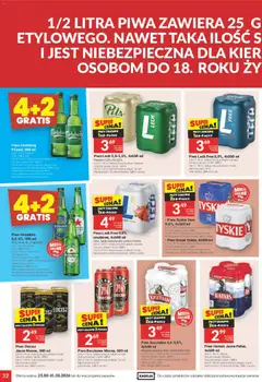 Pogląd oferty "Twój Market gazetka" - ważna od 25.03.2026 | Strona: 32 | Produkty: Pomelo, Harnaś, Piwo, Heineken