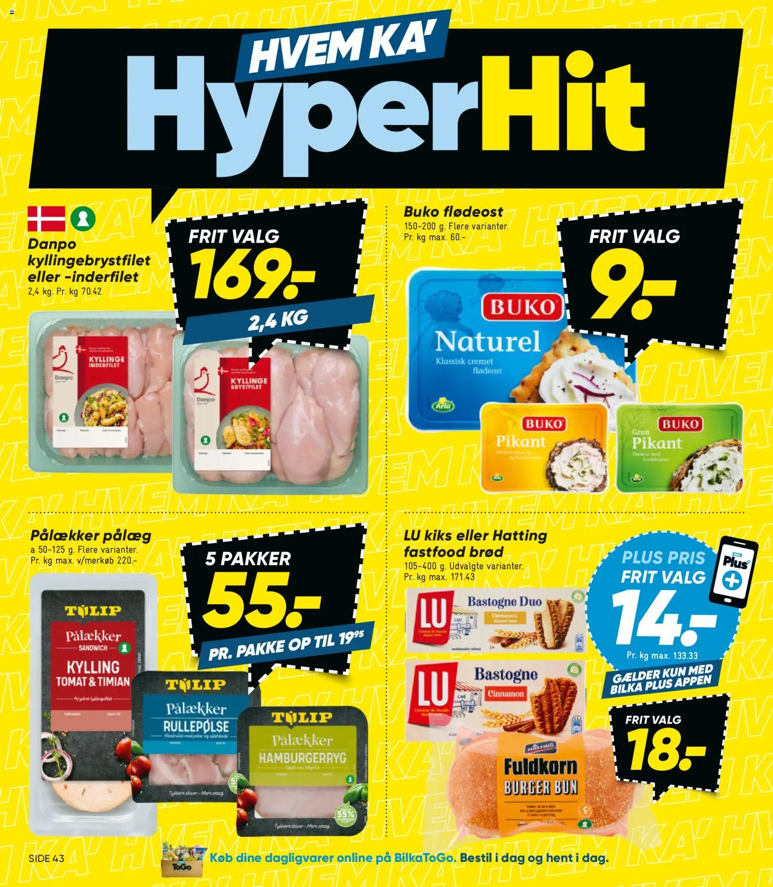 Bilka tilbudsavis – gyldig fra 16.01.2026 | Side: 6 | Produkter: Pålæg, Rullepølse, Hamburgerryg, Timian