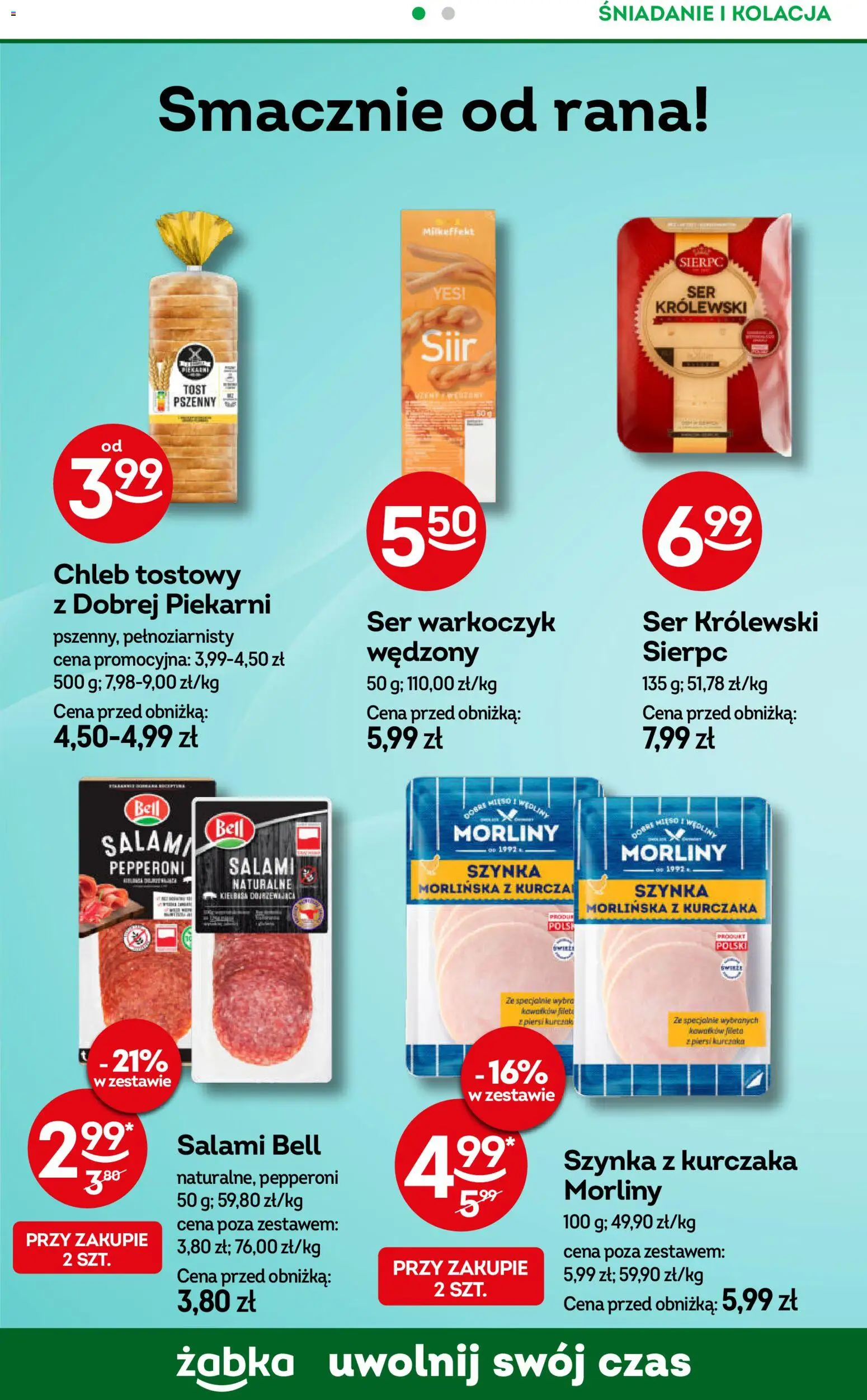 Żabka Gazetka - Codzienne produkty od 30.12.2025 | Strona: 8 | Produkty: Kurczak, Piersi, Ser, Salami