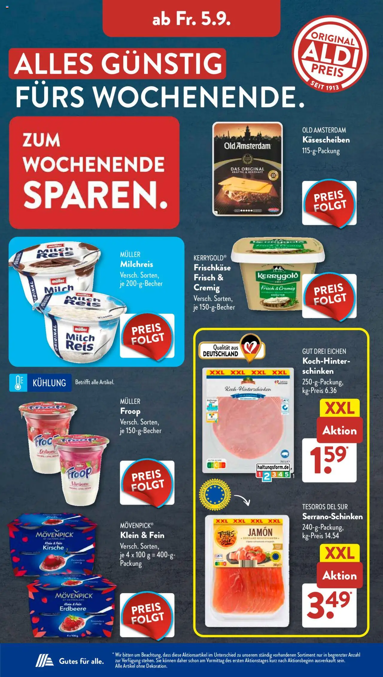 Aldi Süd Prospekt 	 - gültig ab dem 01.09.2025 | Seite: 12 | Produkte: Froop, Himbeere, Reis, Frischkase
