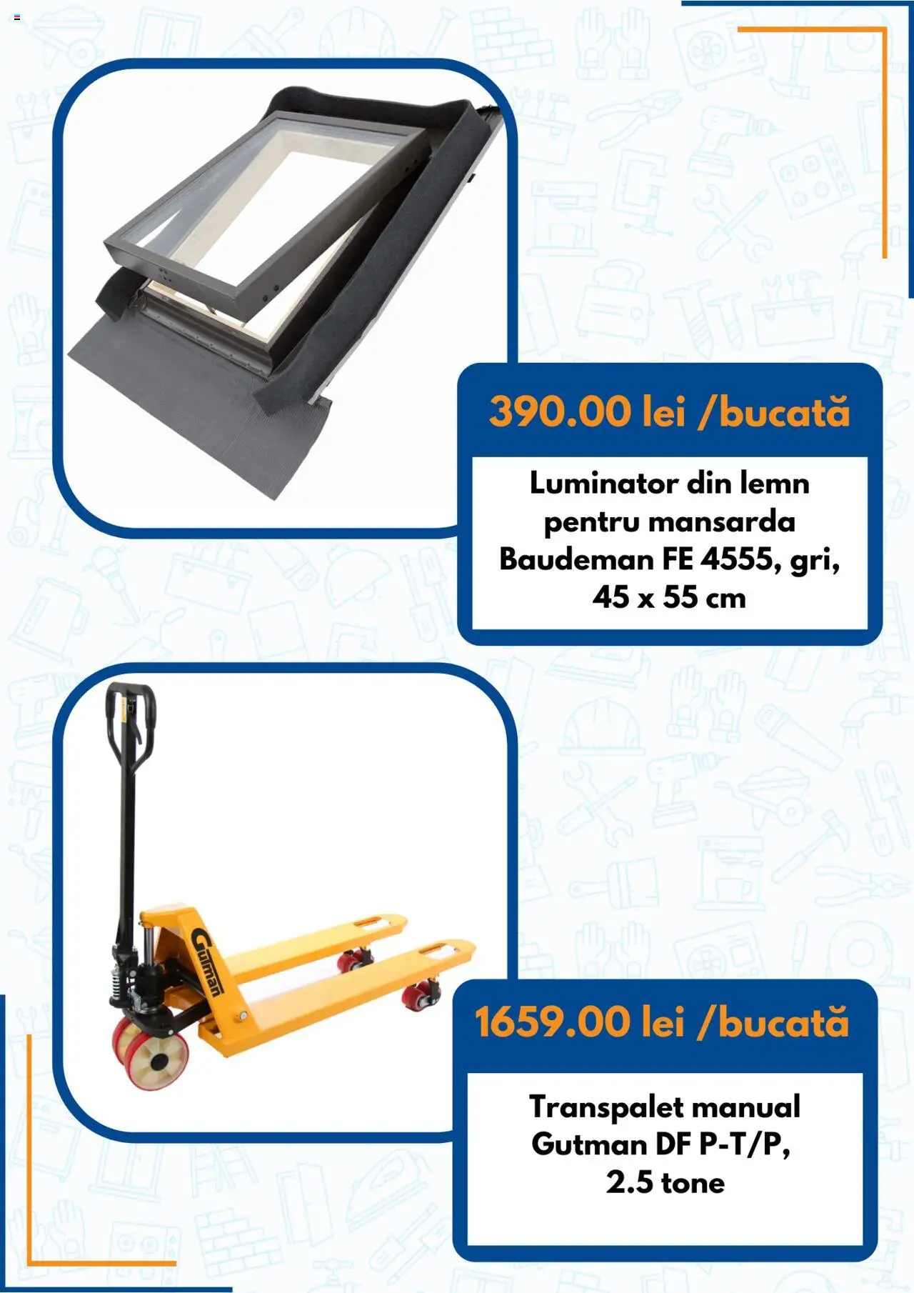 Catalog Dedeman – valabil de la 01.08.2025 | Pagină: 7 | Produse: Transpalet manual