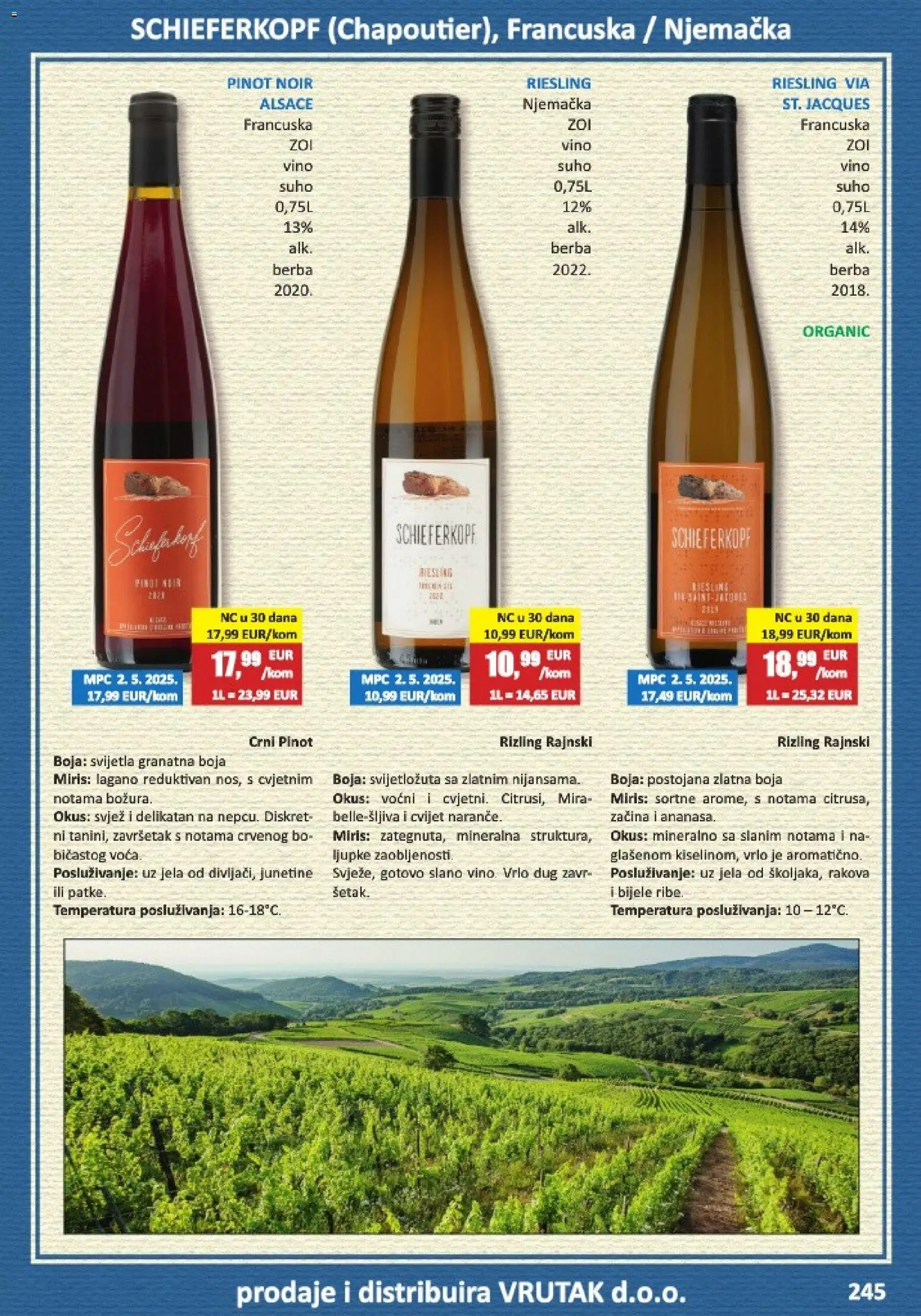 Vrutak katalog | vrijedi od 01.11.2025 | Stranica: 245 | Proizvodi: Miris, Vino