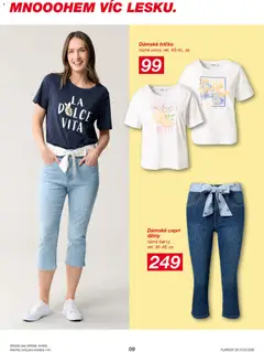 Náhled letáku Kik leták od 23.03.2026 | Strana: 9 | Produkty: Tričko, Džíny