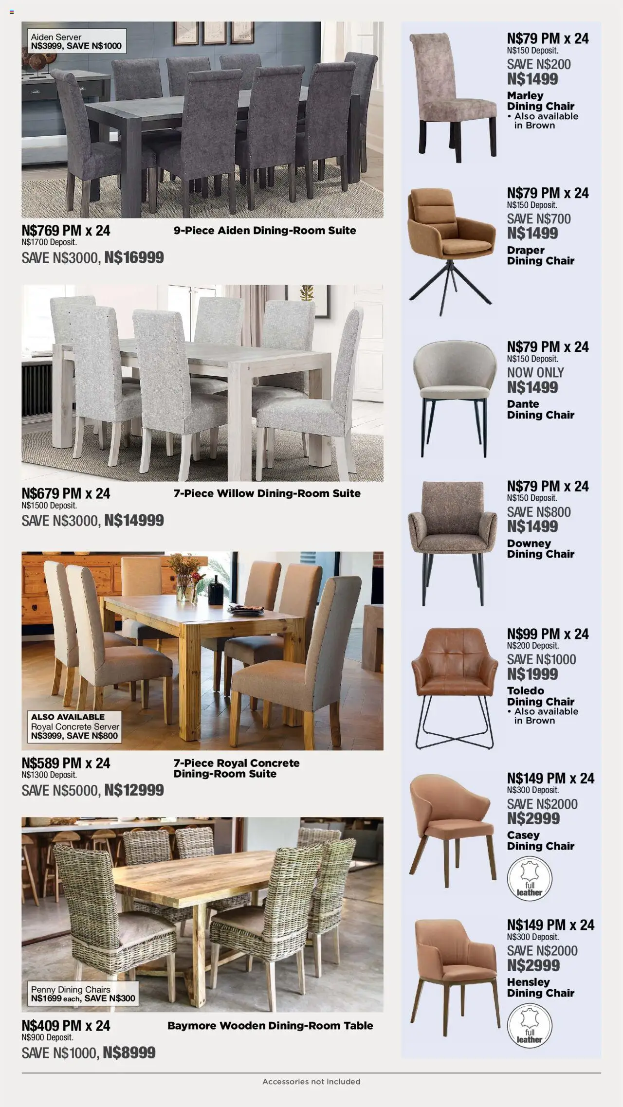 House and Home - Namibia Catalogue │ valid from 09.06.2025 | Page: 10 | Products: Table, Chair