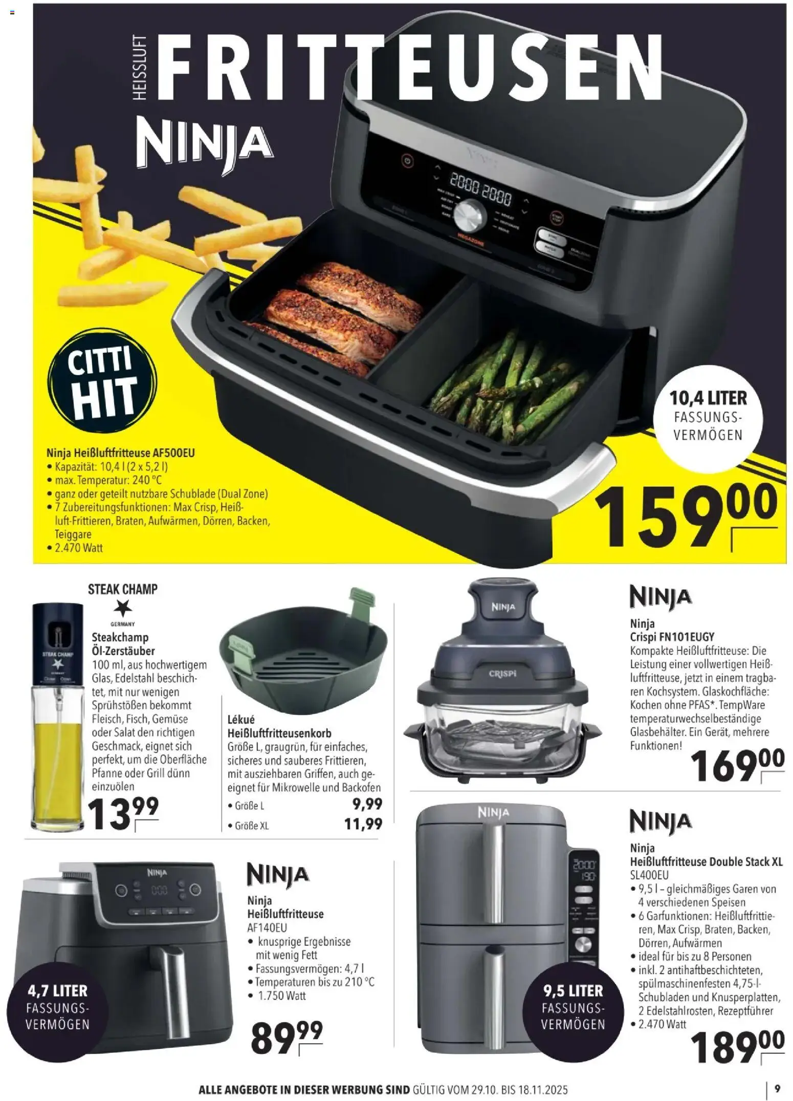 CITTI tilbudsavis – gyldig fra 29.10.2025 | Side: 9 | Produkter: Salat, Grill
