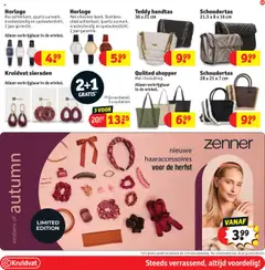 Horloge, Rsv achterkant, quartz uurwerk, krasbestendig en spatwaterdicht. 2 jaar garantie. Alleen verkrijgbaar in de winkel. - Voorbeeld van een folder van Kruidvat, geldig van 20.10.2025 | Pagina: 51