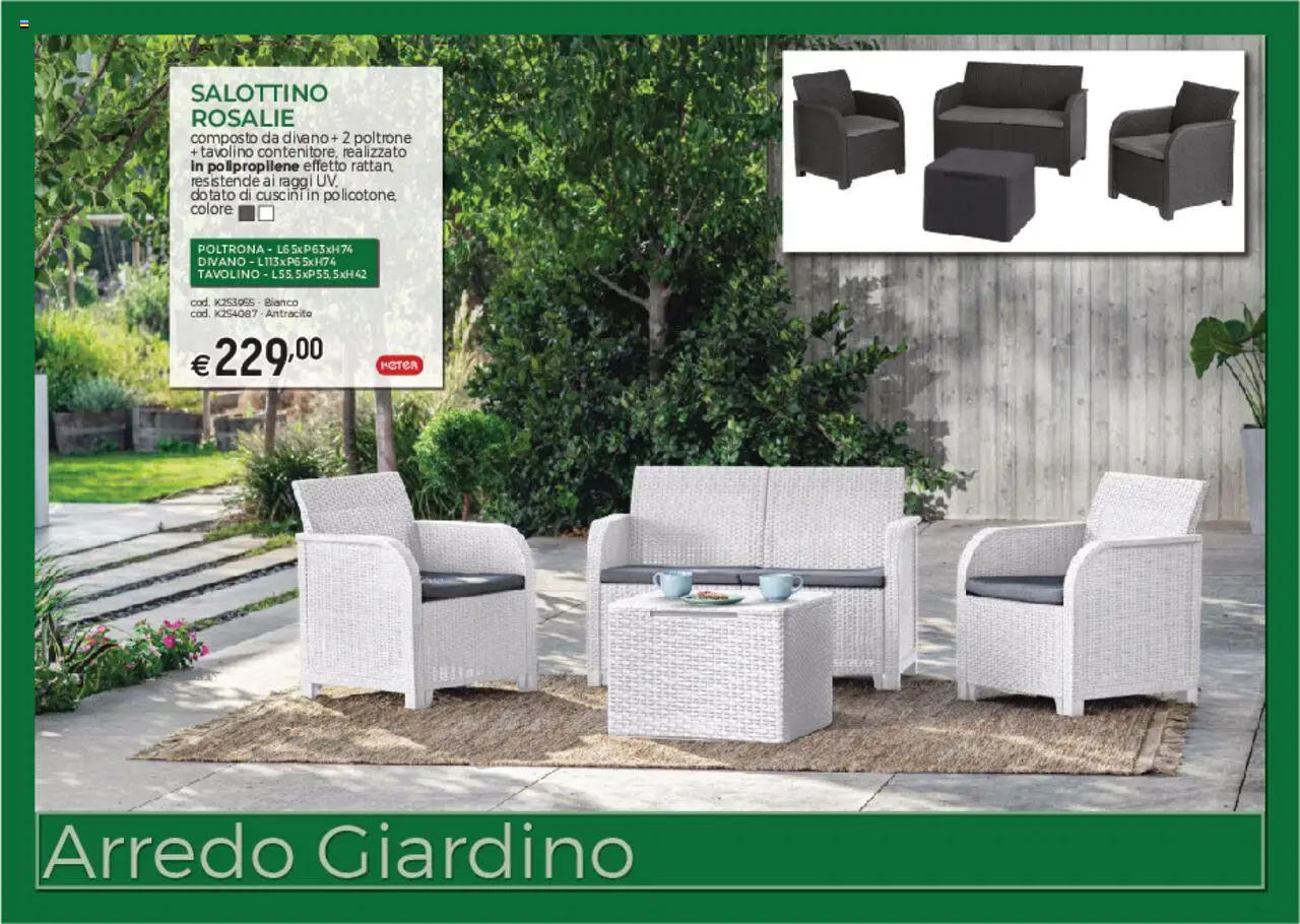 Volantino Brico OK del 03.03.2025 | Pagina: 1 | Prodotti: Tavolino, Divano, Poltrona