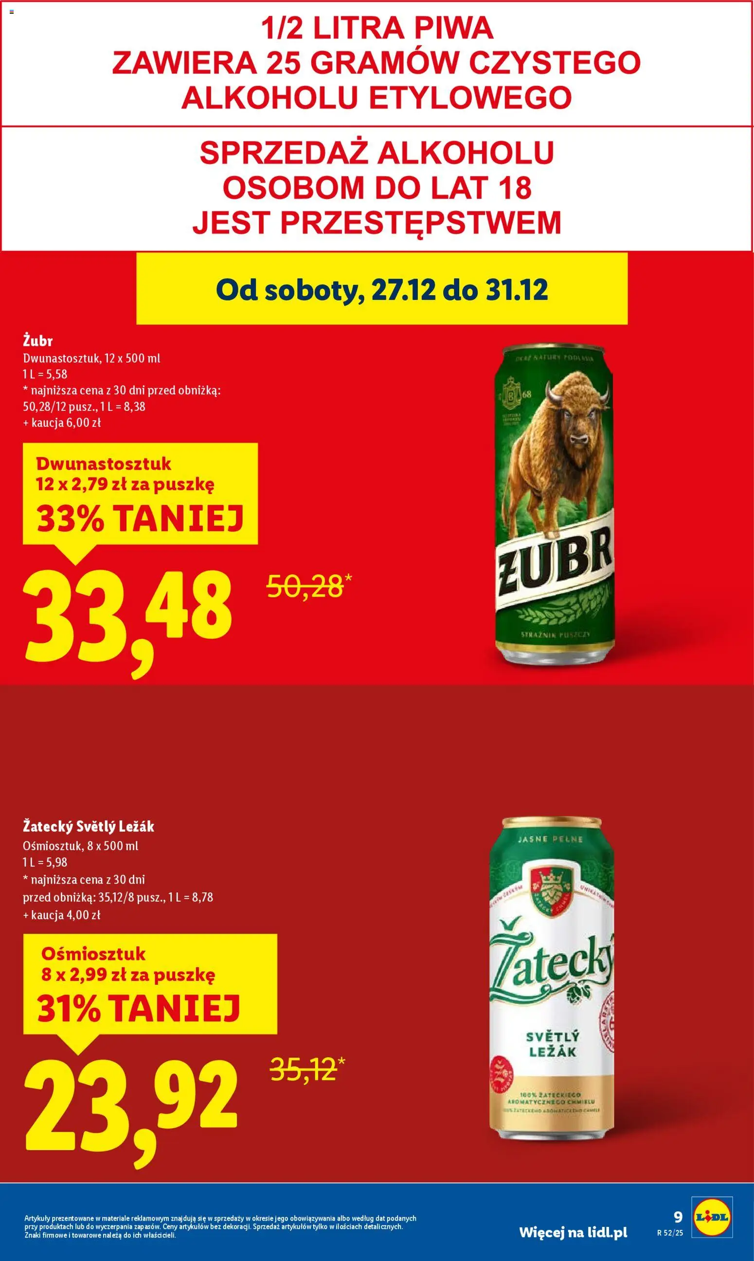 Lidl Gazetka od 27.12.2025 | Strona: 9 | Produkty: Leżak