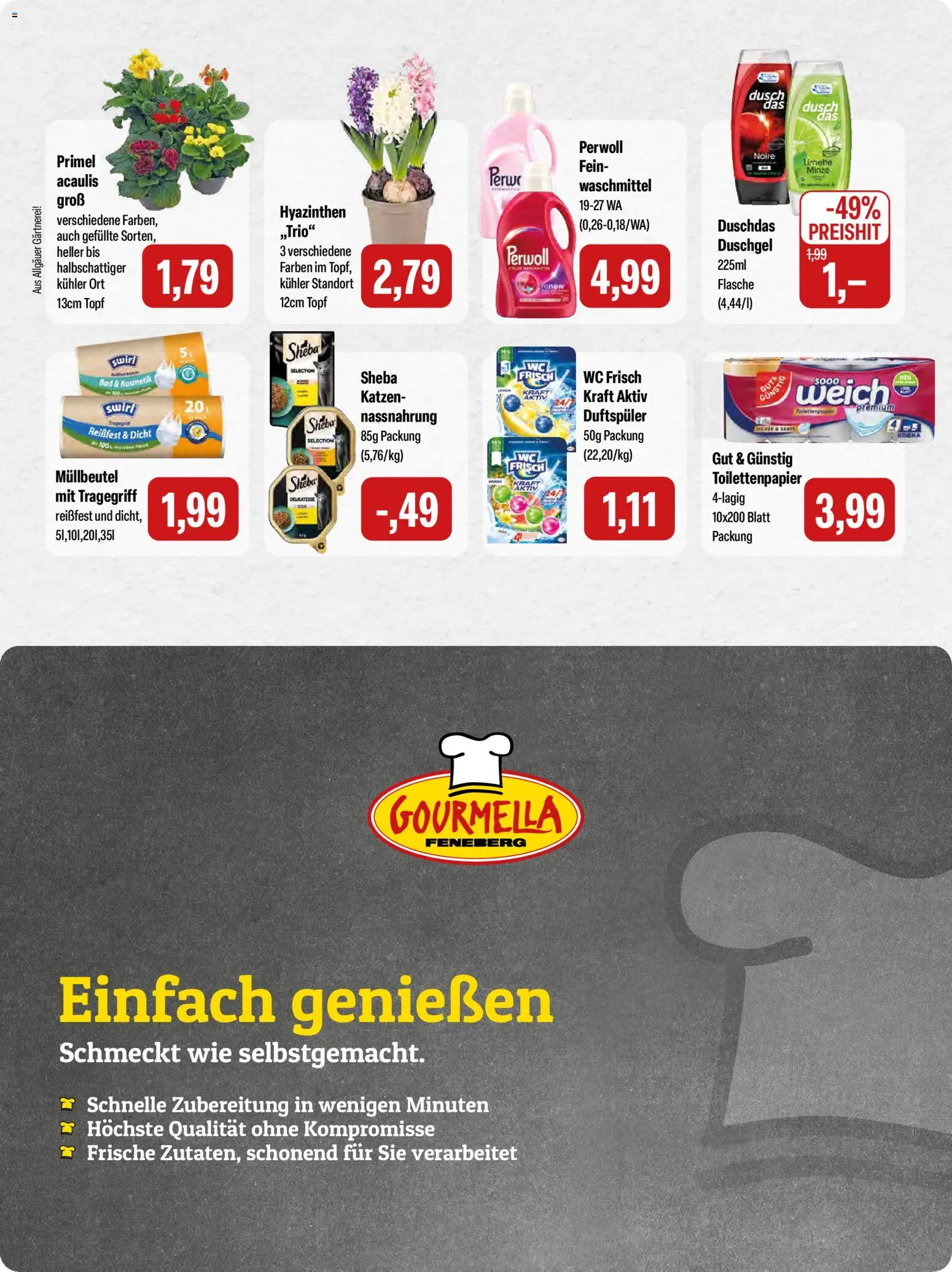 Feneberg Angebote – gültig ab 22.01.2026 | Seite: 15 | Produkte: Sheba, Bad, Perwoll, Toilettenpapier