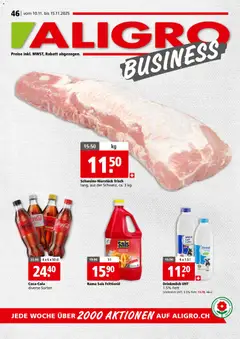 Aligro Aktionen Businesskunden - Chavannes, Matran, Genf, Sitten ab 10.11.2025 gültig