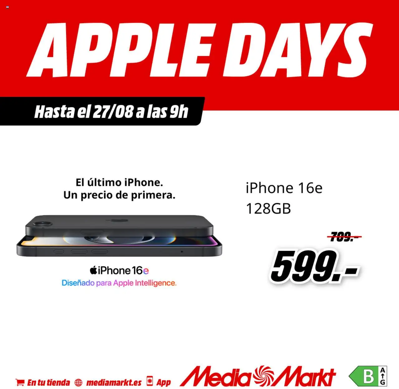 Media Markt folleto │ válido desde el 25.08.2025 | Página: 3 | Productos: Apple, Iphone