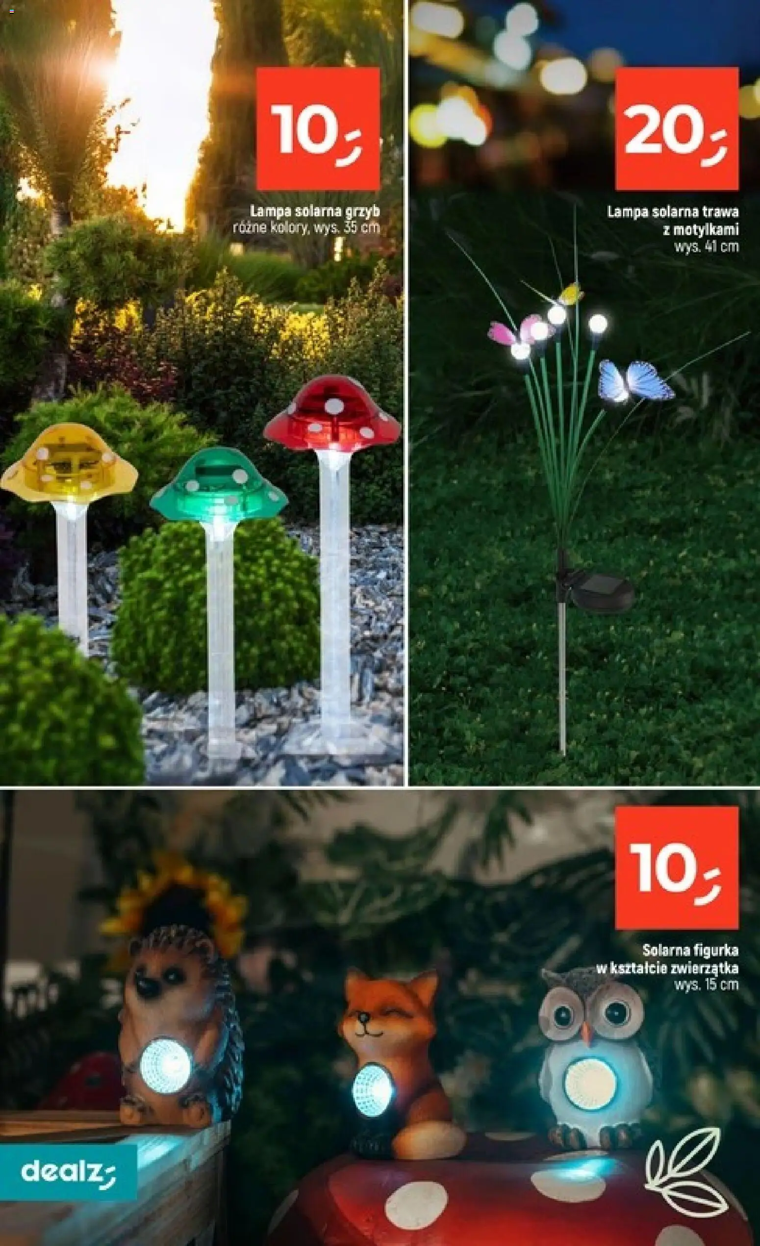 Dealz gazetka od 09.04.2026 | Strona: 18 | Produkty: Lampa solarna, Lampa