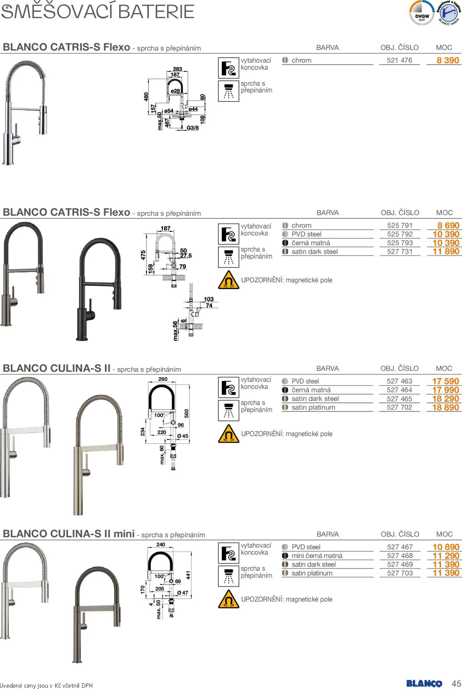 Möbelix leták - Blanco od 01.02.2026 | Strana: 45 | Produkty: Sprcha, Baterie